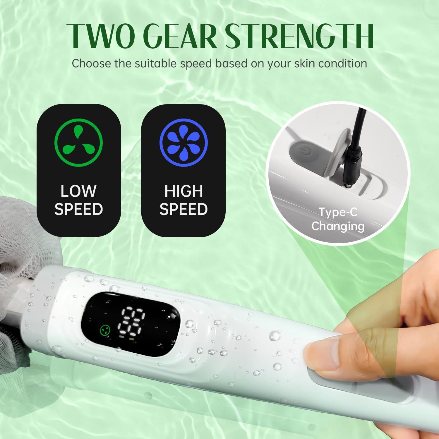 Cepillo Corporal Eléctrico Pecait DDXZS-001 IPX7 4 en 1