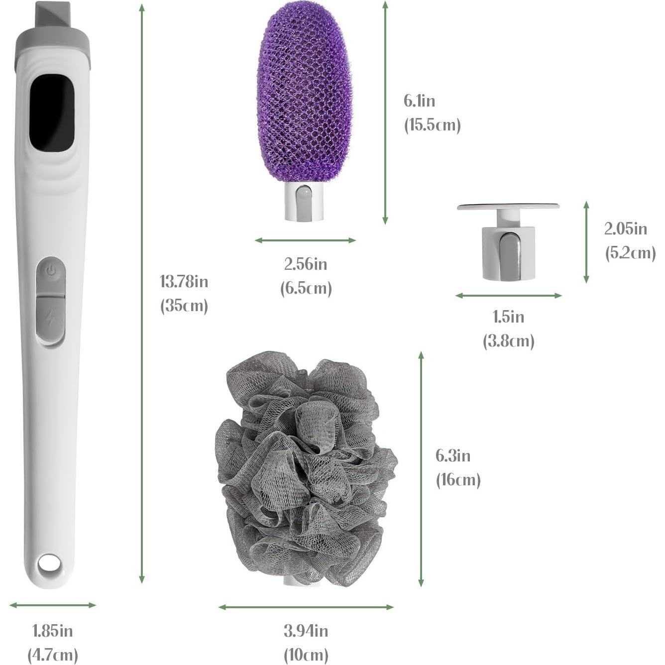 Cepillo Corporal Eléctrico Pecait DDXZS-001 IPX7 4 en 1