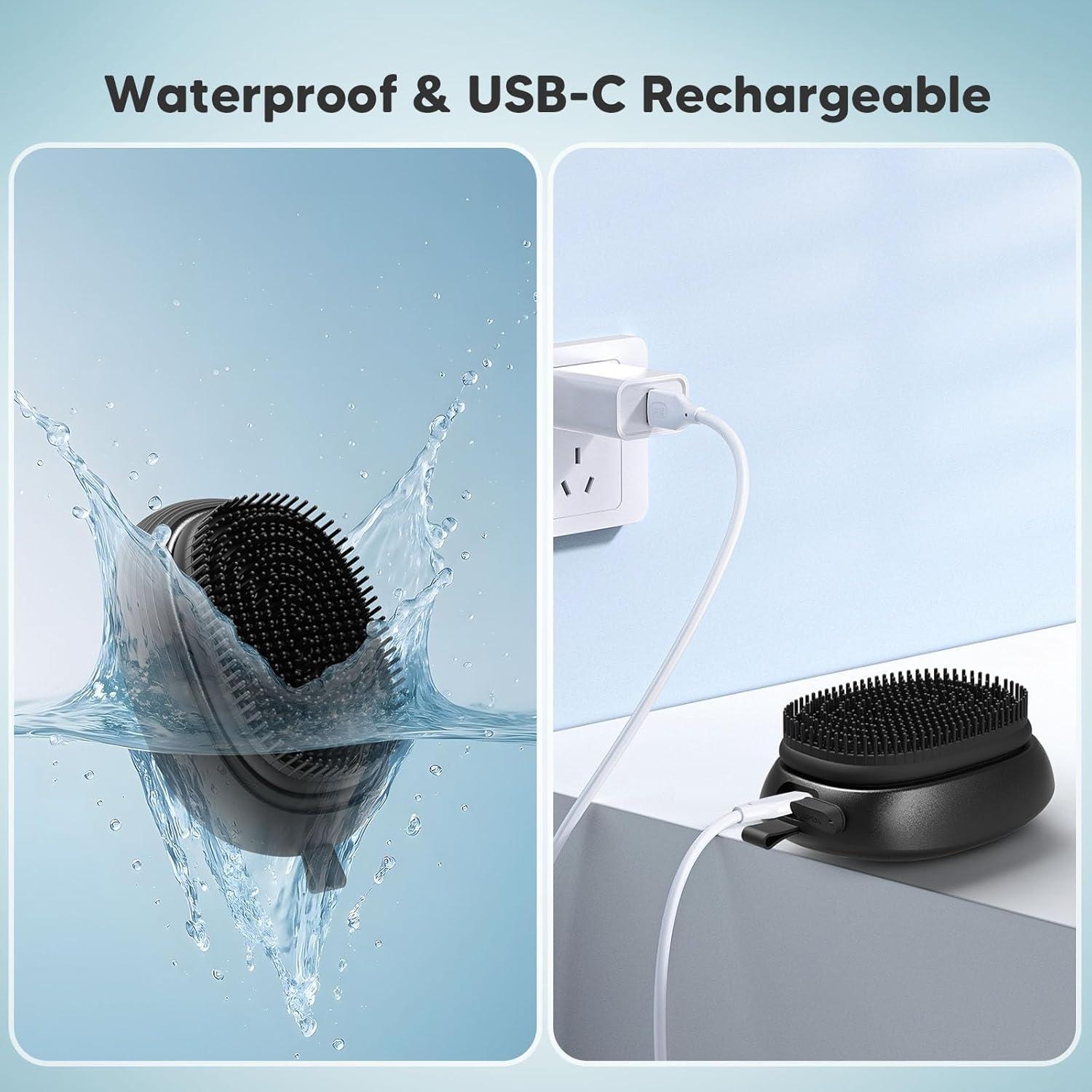 Exfoliador Corporal Sónico Nacetive - Cepillo de Silicona Suave