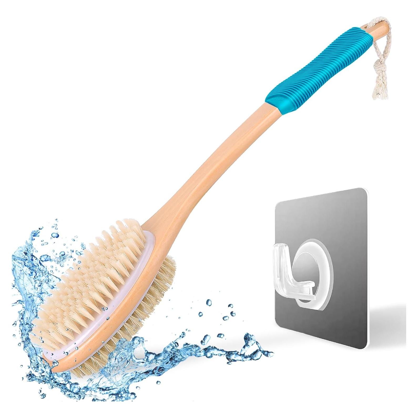 Cepillo de Espalda Ergonómico KIPRITII Doble Cara 43 cm