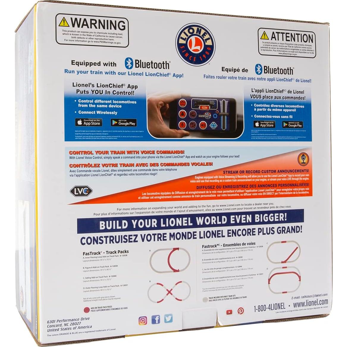 Tren Eléctrico Lionel El Expreso Polar Bluetooth 5.0