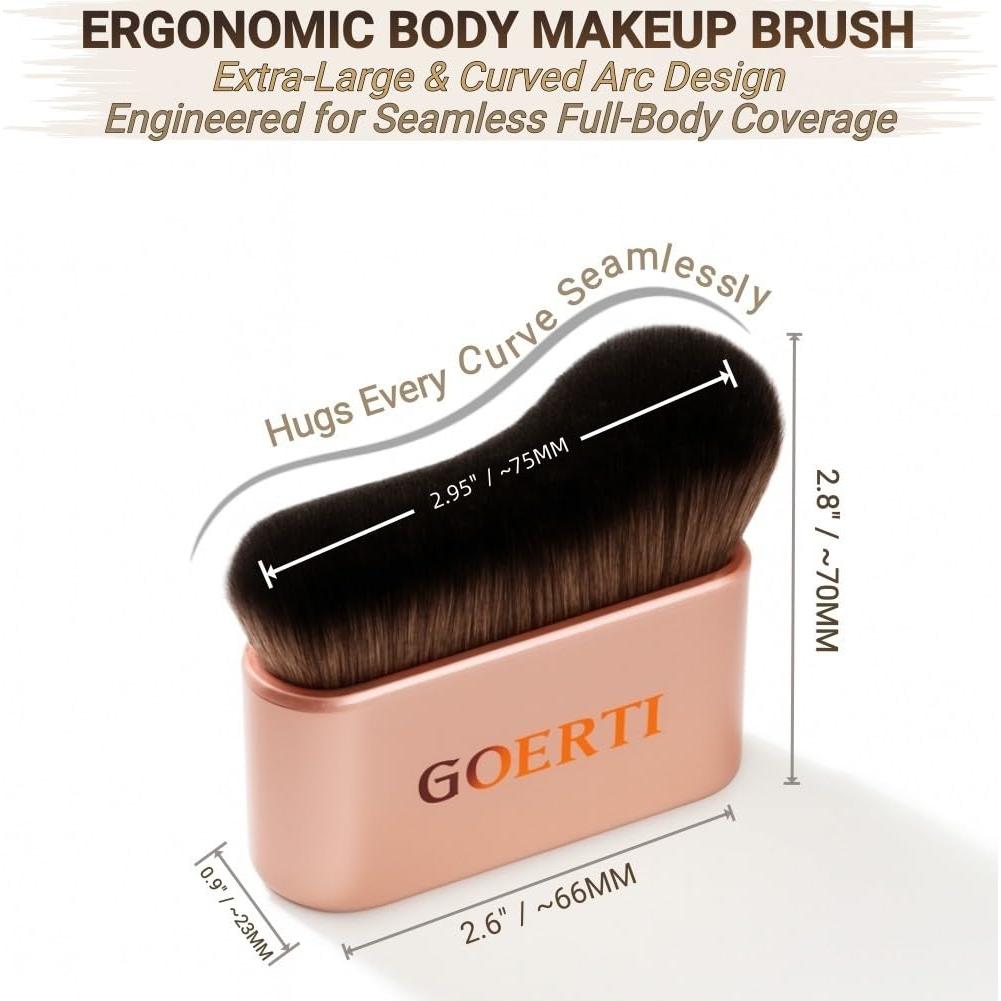 Brocha de Maquillaje Kabuki GOERTI para Autobronceador 8cm