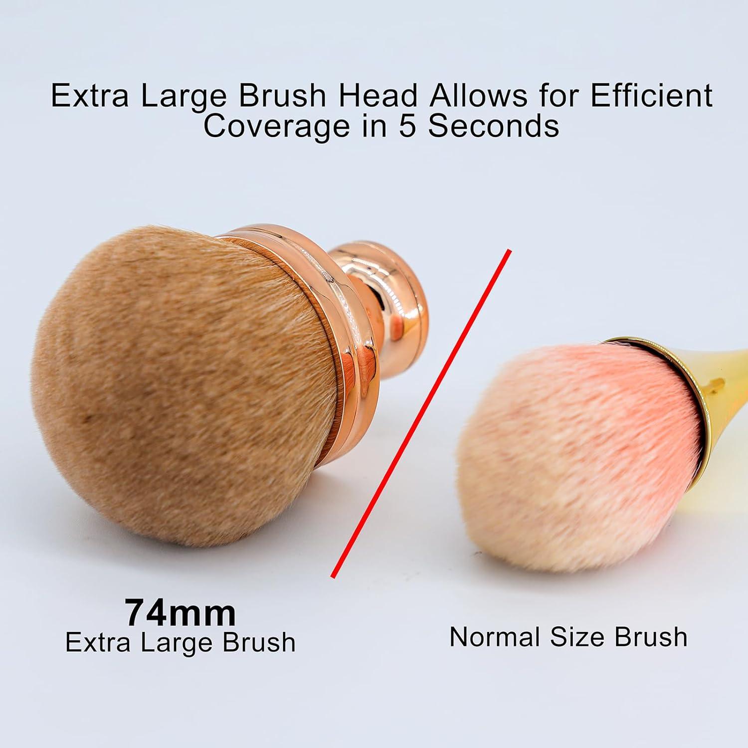 Brocha de Maquillaje Corporal Extra Grande LGYCHJLAD 74mm