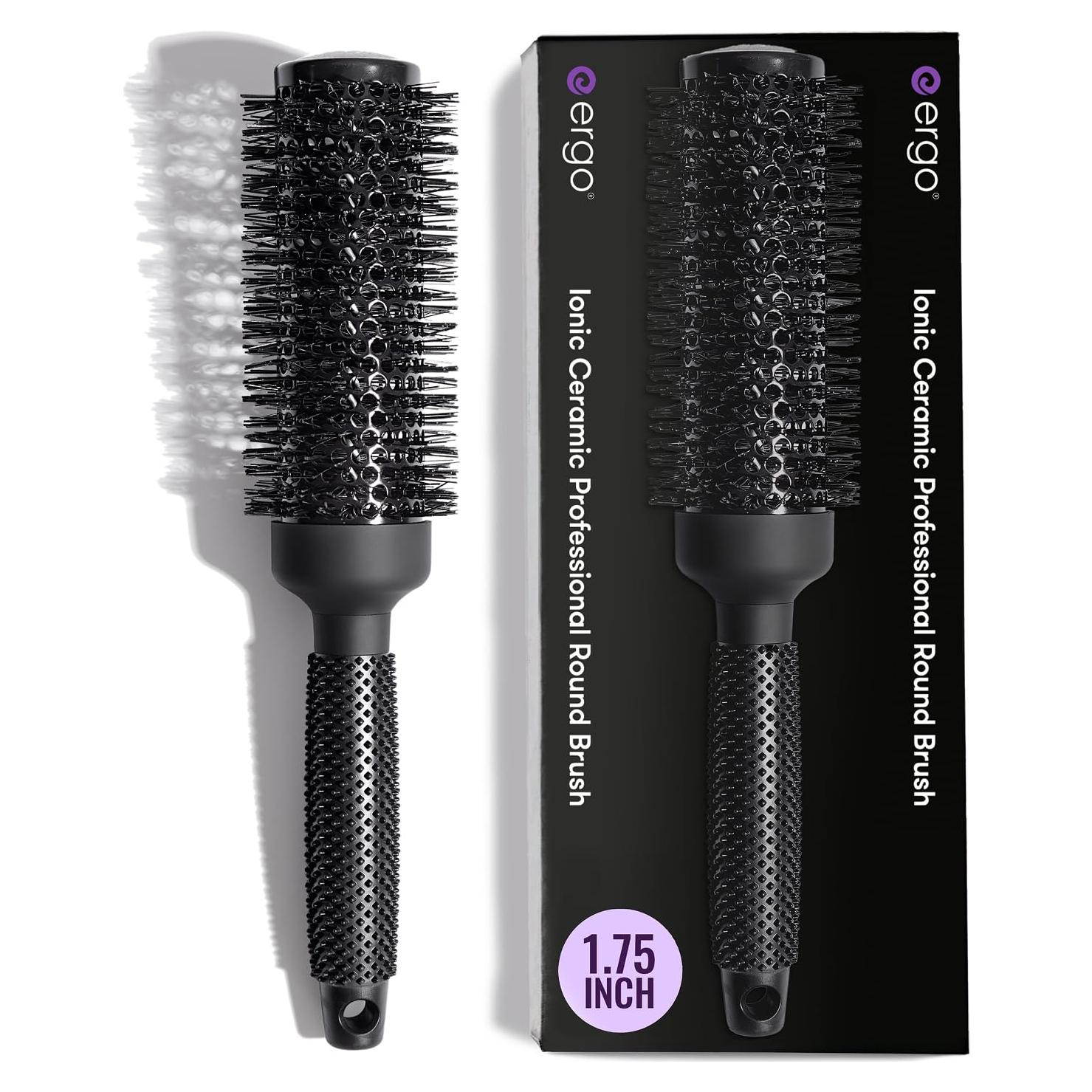 Cepillo Redondo Cerámico Iónico ERGO 4.45 cm para Secado