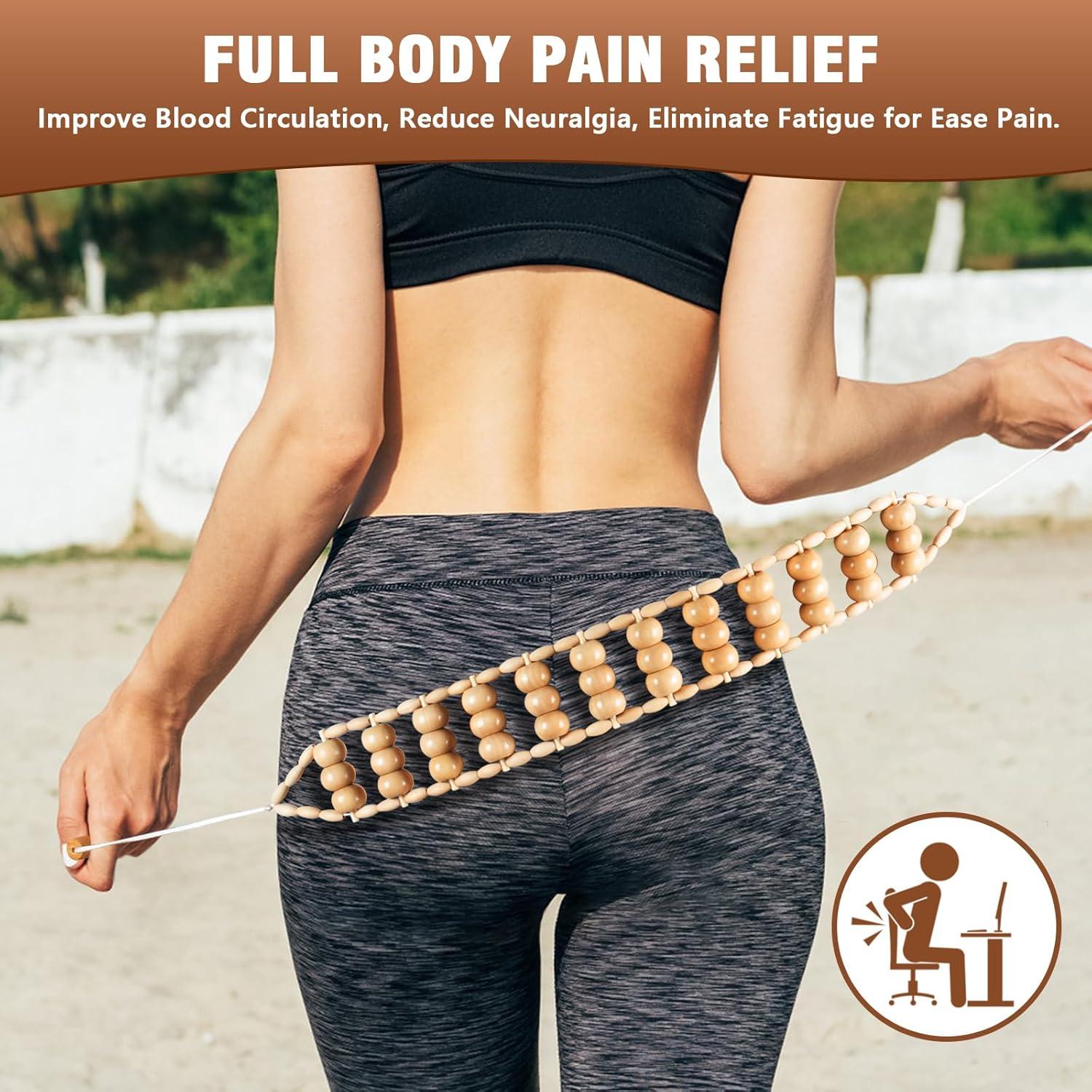 Kit de Maderoterapia KintKita 4 en 1 para Drenaje Linfático