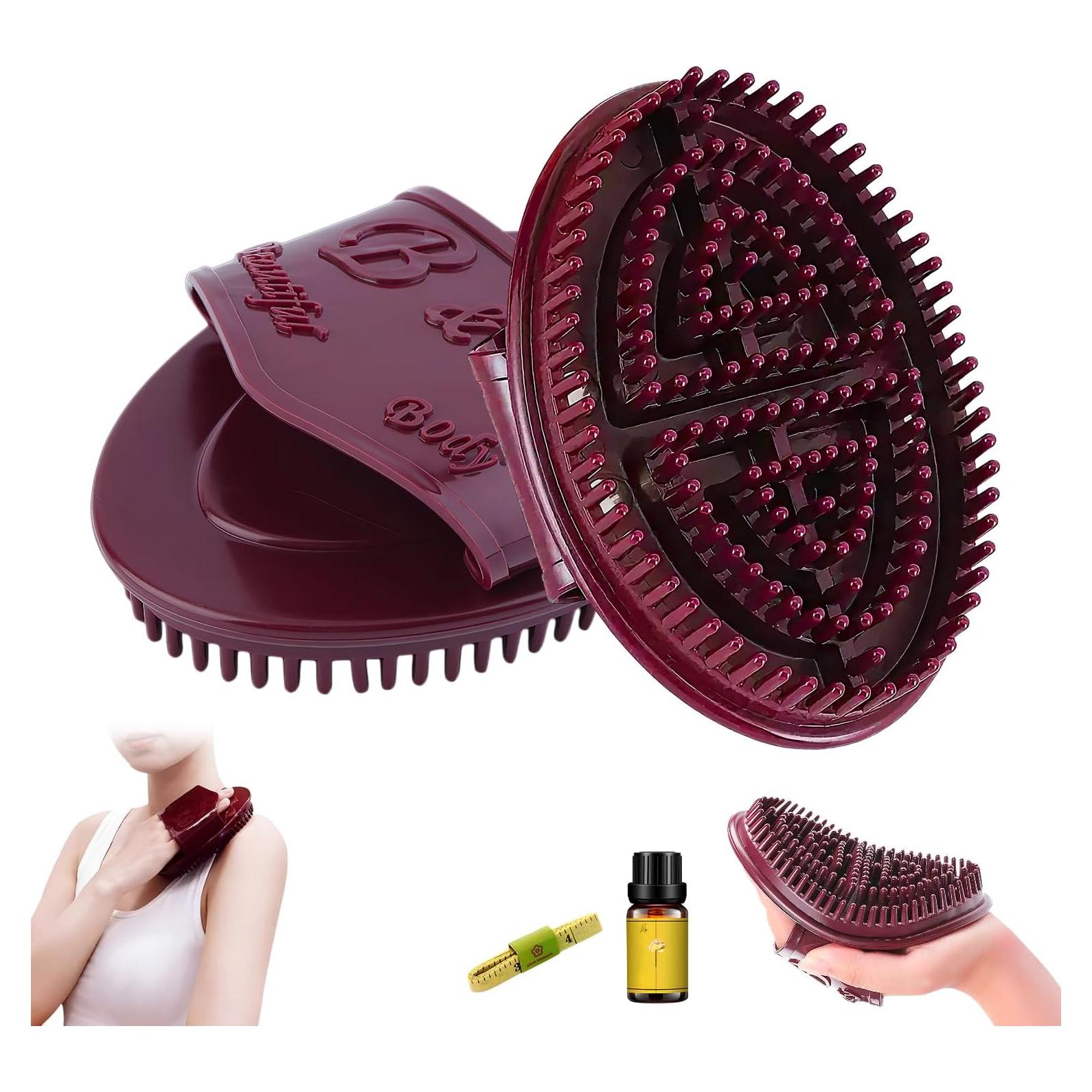 Set 2 Cepillos de Masaje Meridian BybuSec para Relajación