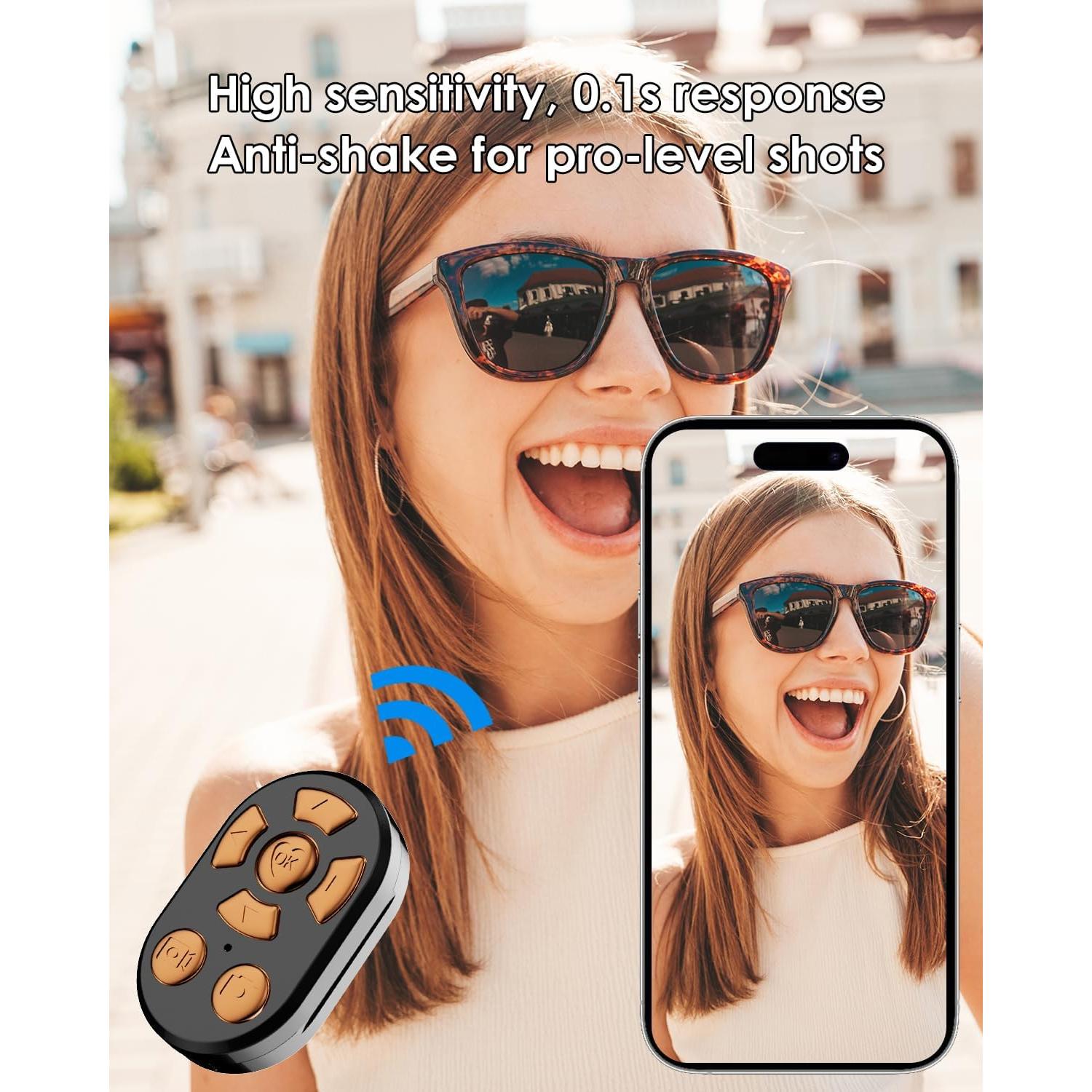 Trípode Extensible Gworld 170 cm con Control Remoto Inalámbrico