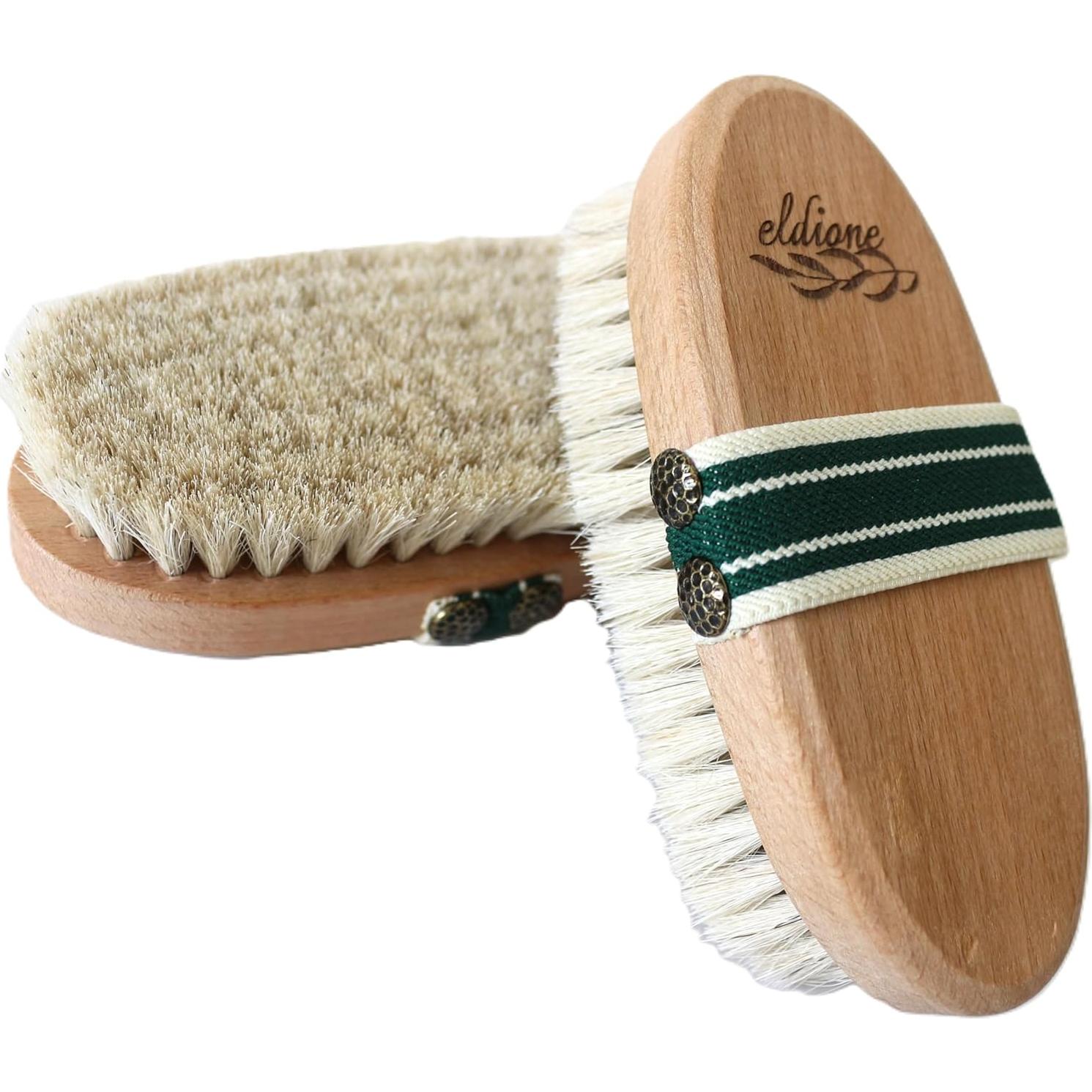 Juego de 4 Cepillos Exfoliantes Eldione - Cuerpo, Cara y Pies
