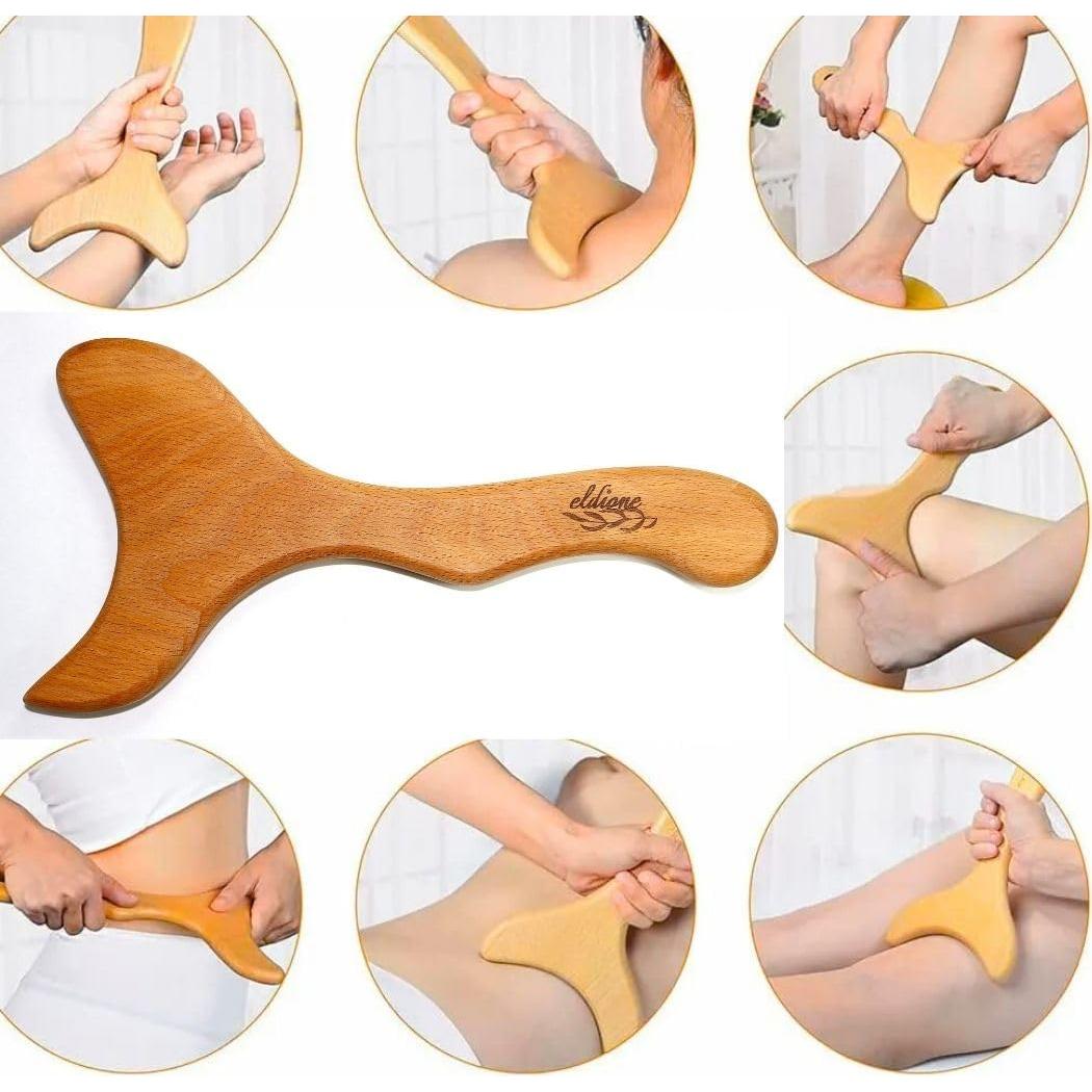 Juego de 4 Cepillos Exfoliantes Eldione - Cuerpo, Cara y Pies