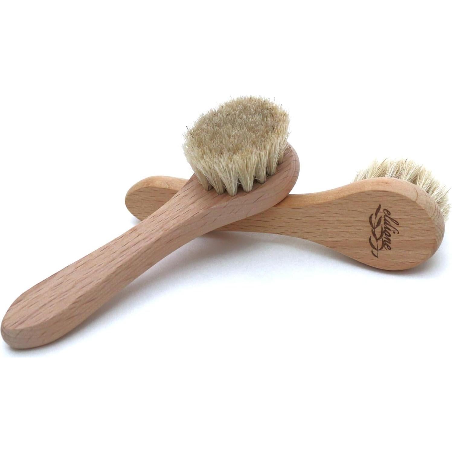 Juego de 4 Cepillos Exfoliantes Eldione - Cuerpo, Cara y Pies