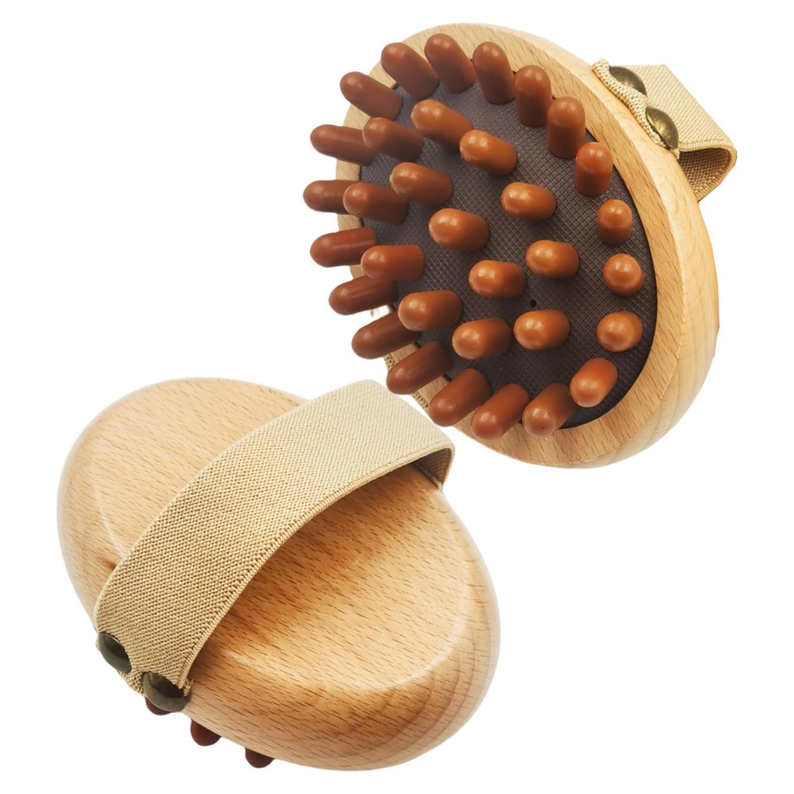 Juego de 2 Peines de Madera TIKIYOUN para Masaje y Gua Sha