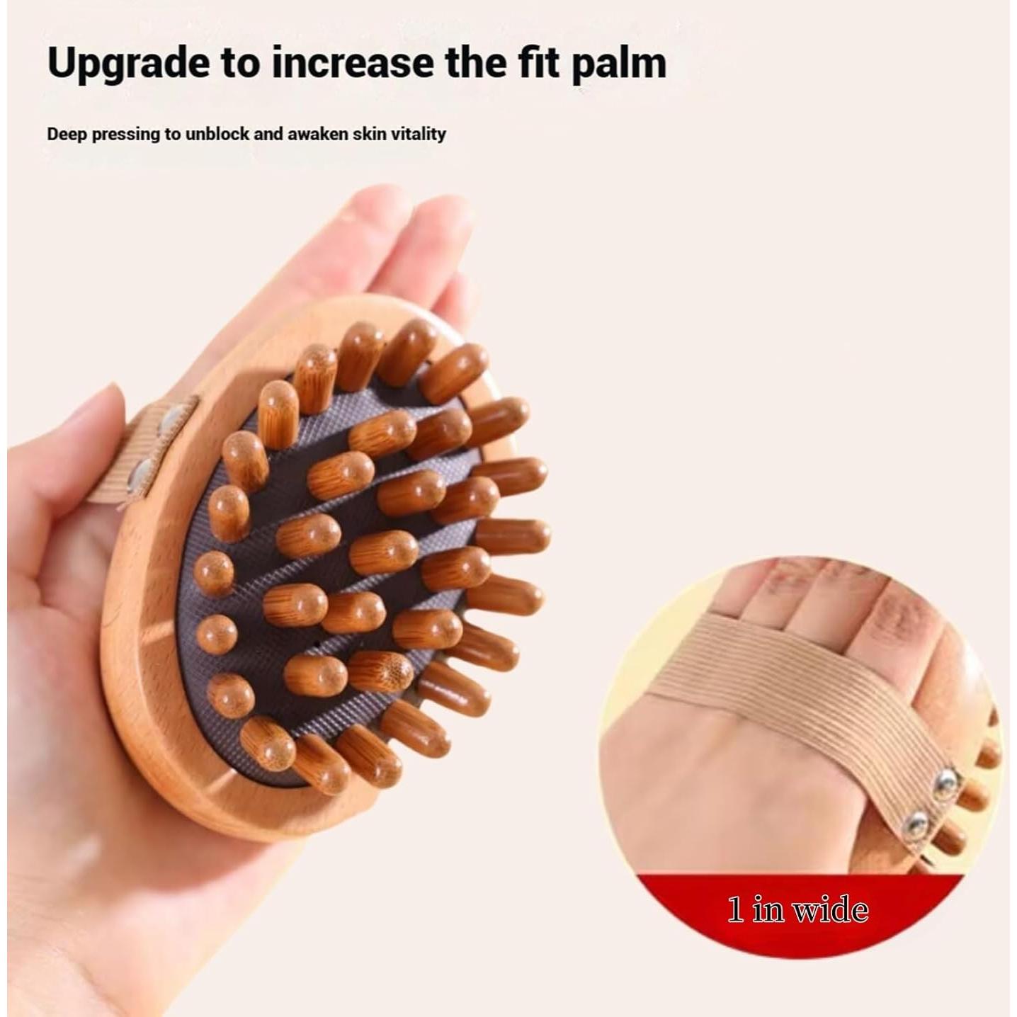 Juego de 2 Peines de Madera TIKIYOUN para Masaje y Gua Sha