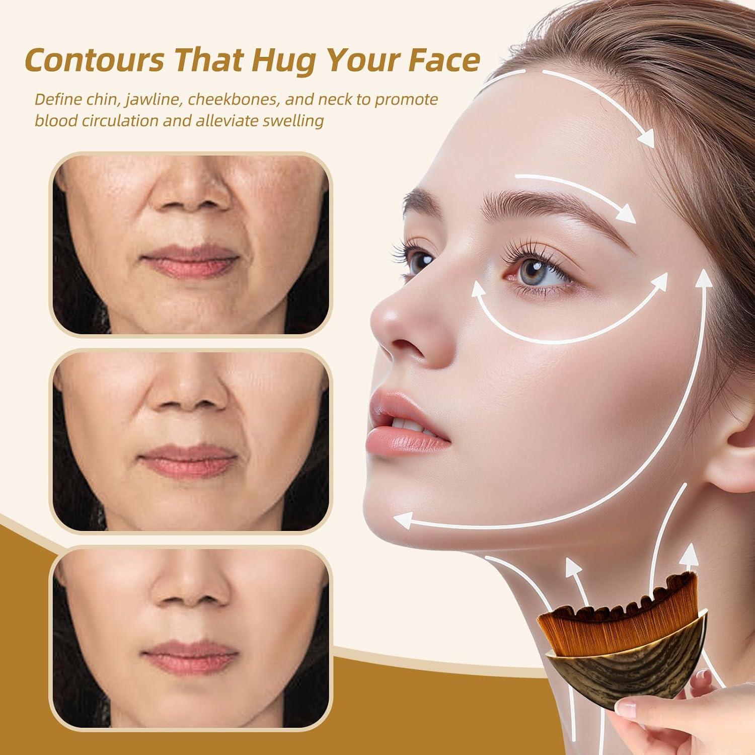 Cepillo Facial Drenaje Linfático LCNEGB - Cuidado Spa en Casa