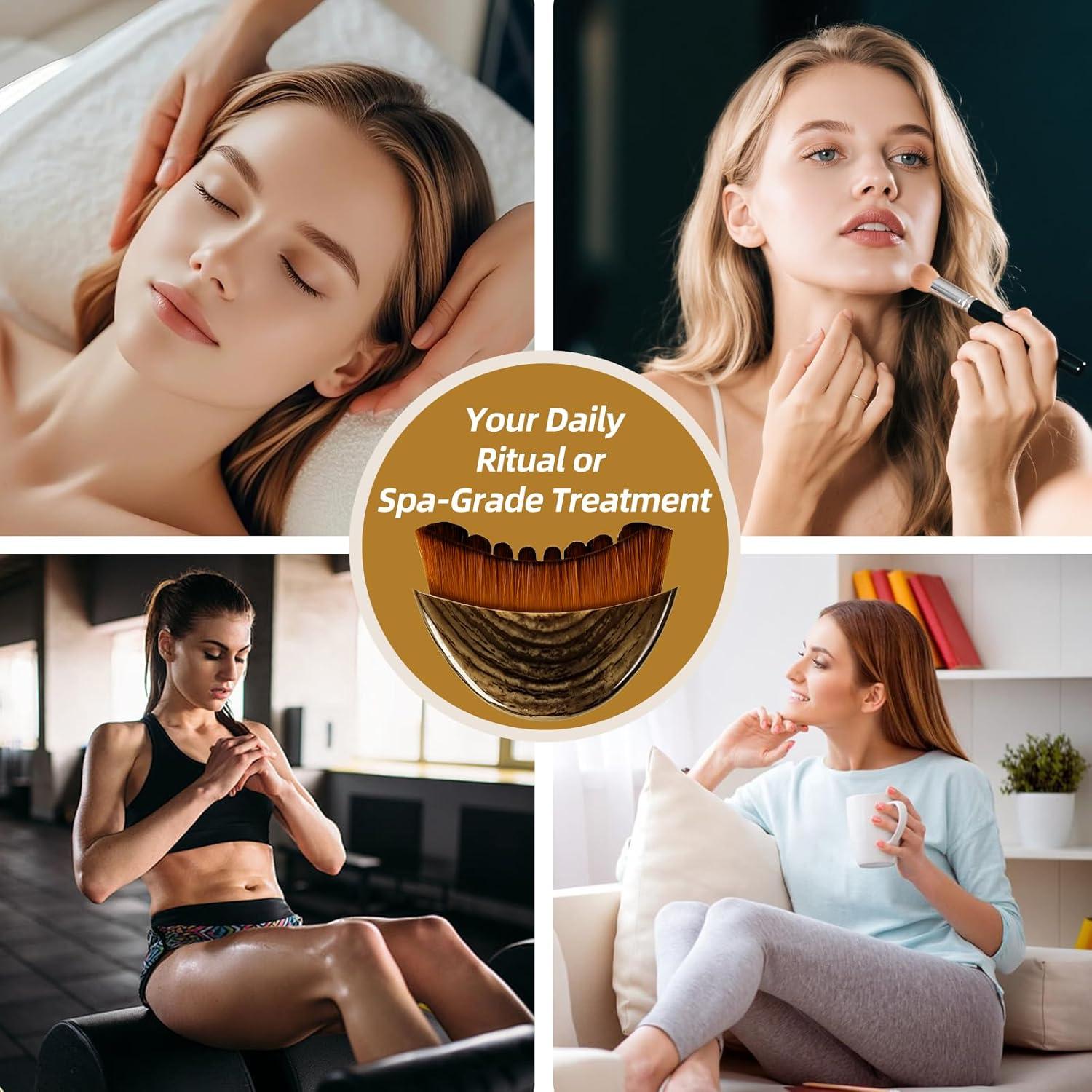 Cepillo Facial Drenaje Linfático LCNEGB - Cuidado Spa en Casa