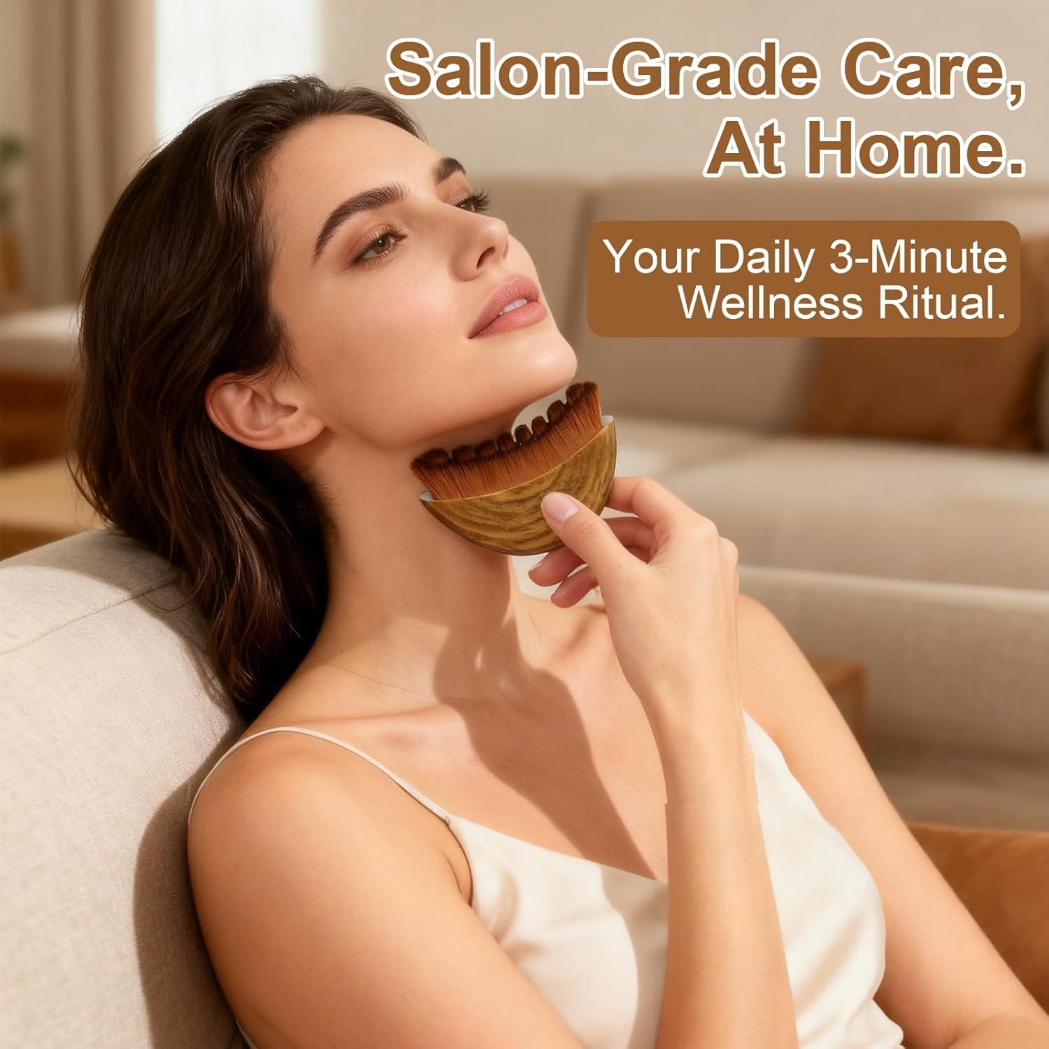 Cepillo Linfático DAXUNXUN para Cara y Cuerpo - Masajeador Ergonómico