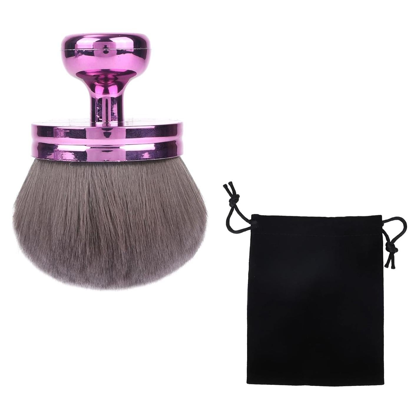 Brocha de Maquillaje Corporal Extra Grande Tinoaly 6.5cm Púrpura