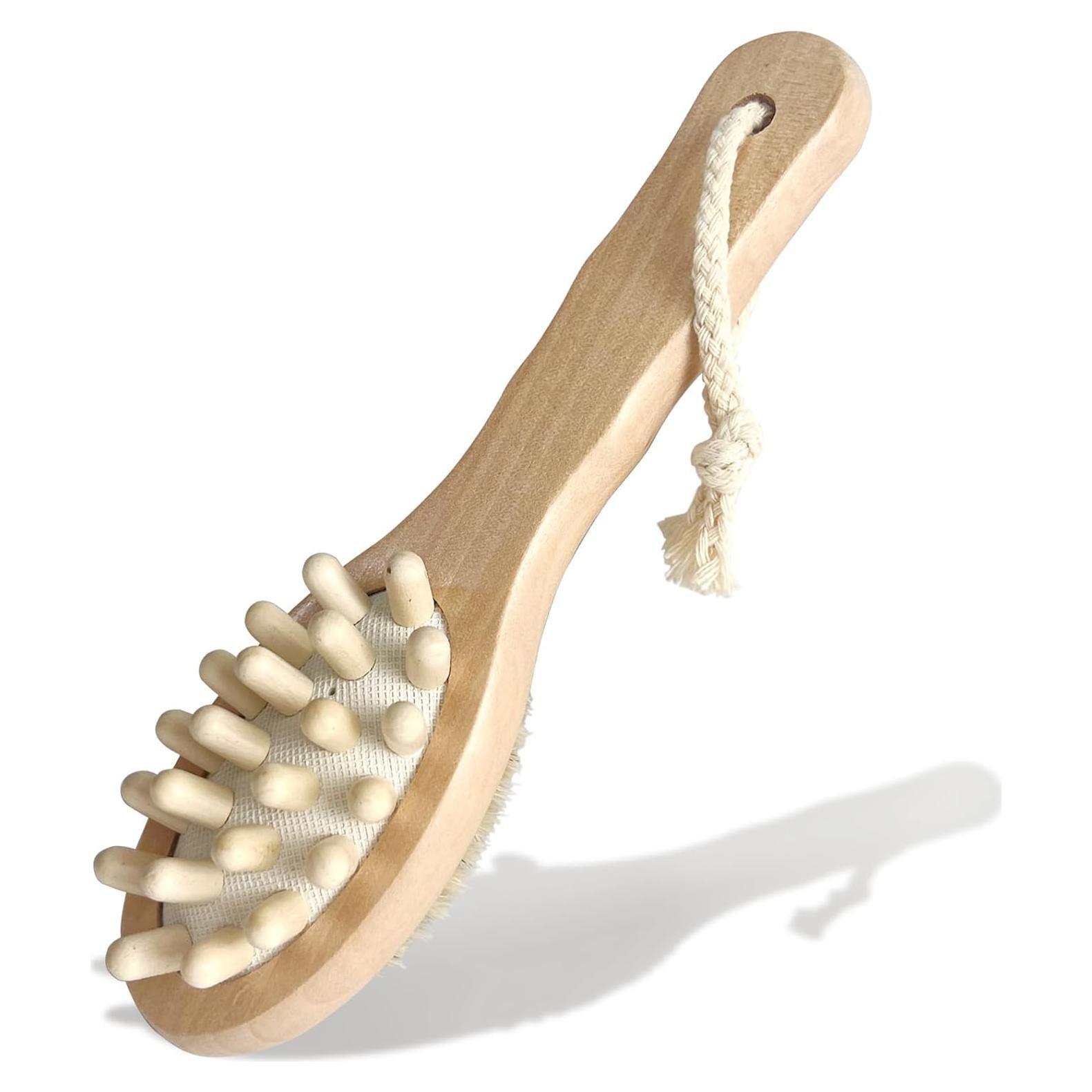 Cepillo Corporal Seco Jaasuee para Drenaje Linfático y Celulitis