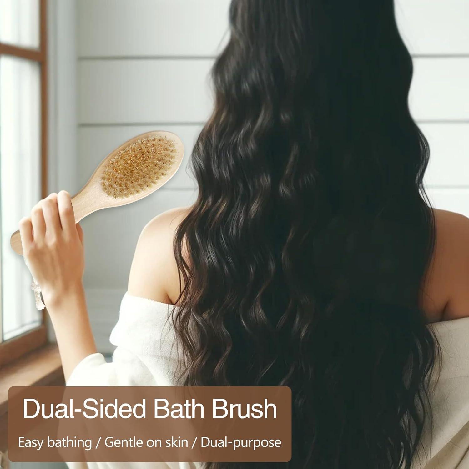 Cepillo Corporal Seco Jaasuee para Drenaje Linfático y Celulitis