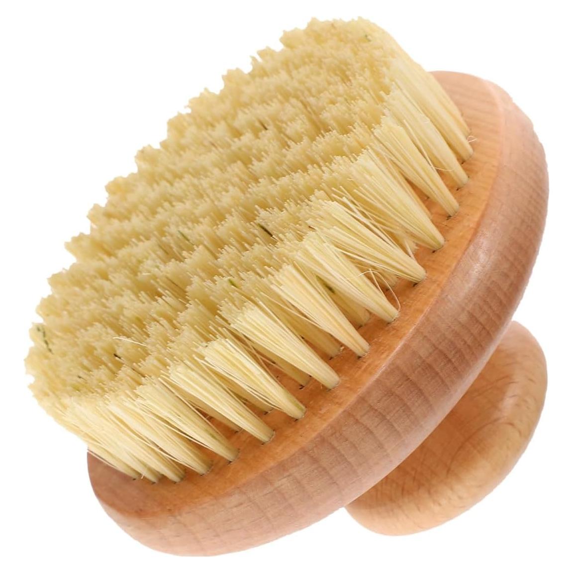 Cepillo de Baño de Madera Beatifufu - Exfoliante Corporal 9.5cm