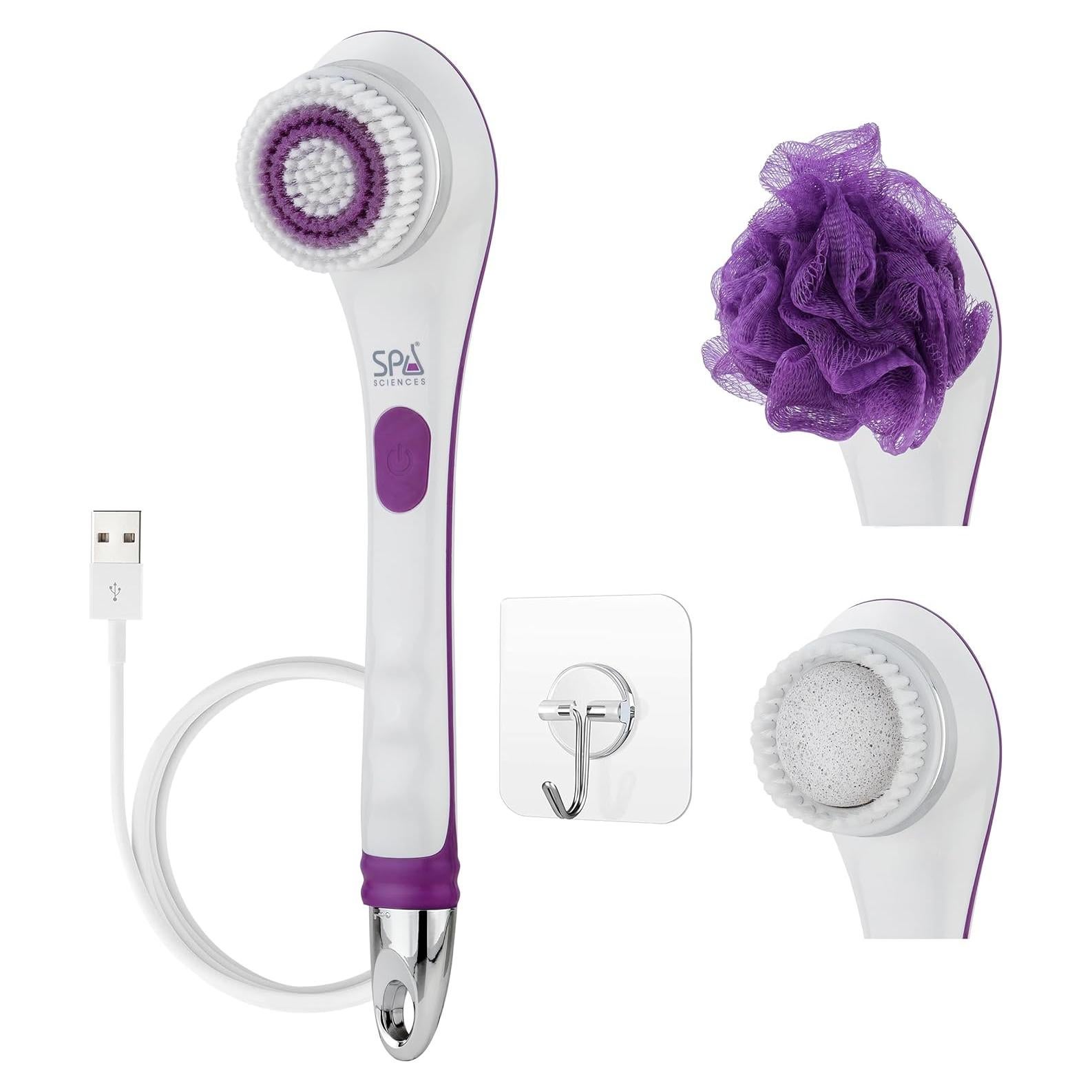 Cepillo de Ducha Spa Sciences NERA 3 en 1 - Exfoliación y Masaje