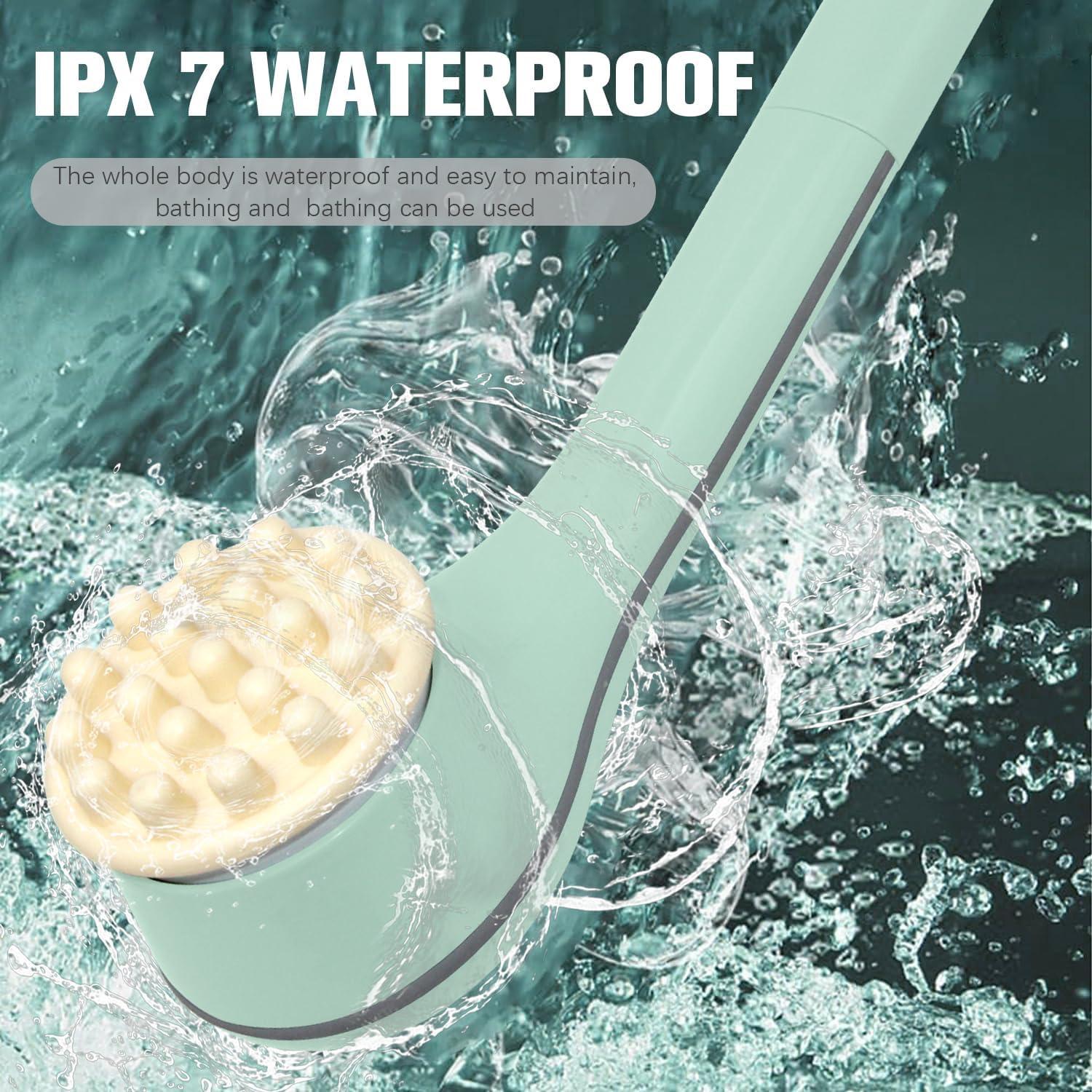 Cepillo Corporal Eléctrico Keding con 6 Cabezas y Mango Largo