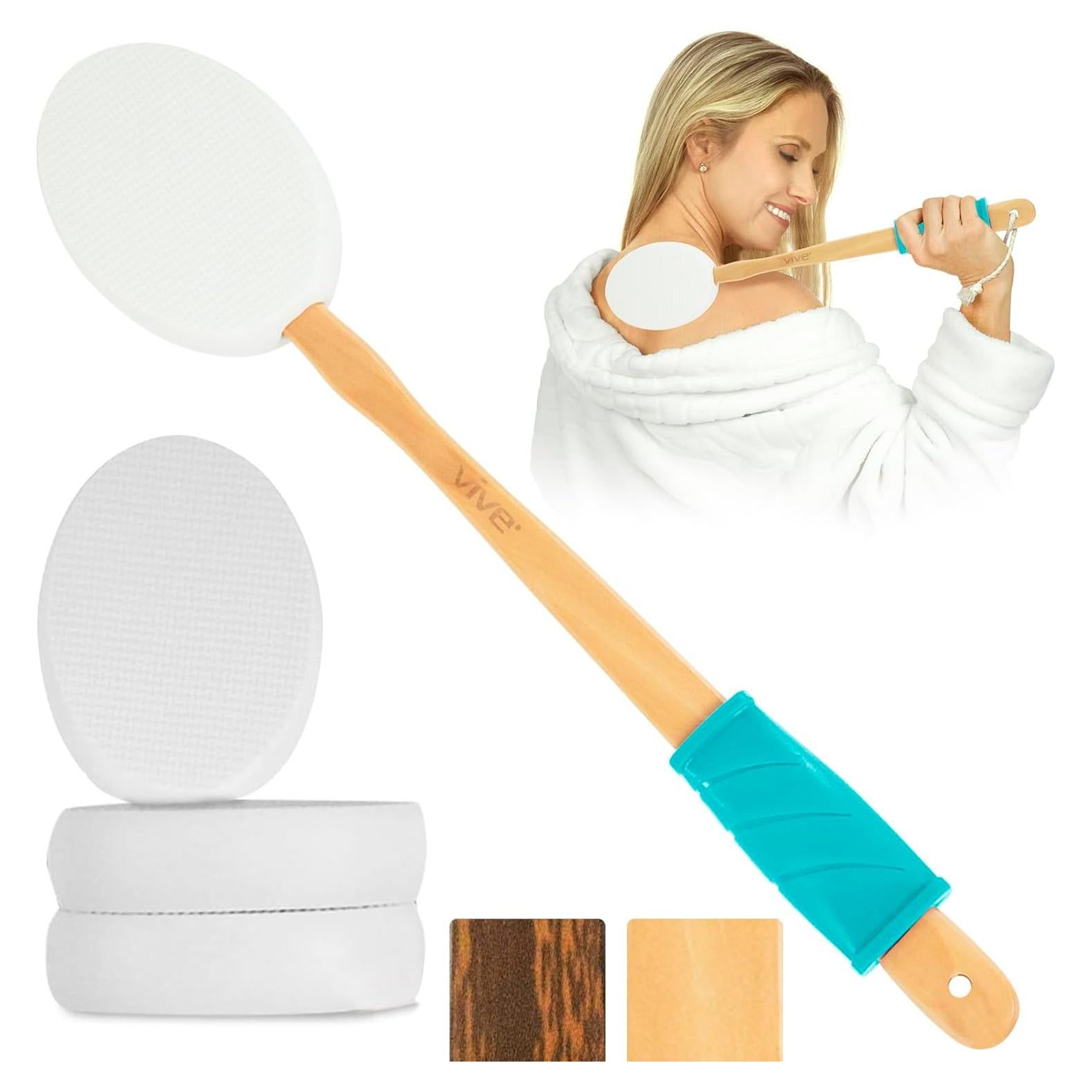 Aplicador de Loción Vive para Espalda y Pies 44.5 cm - Mango Largo Antideslizante