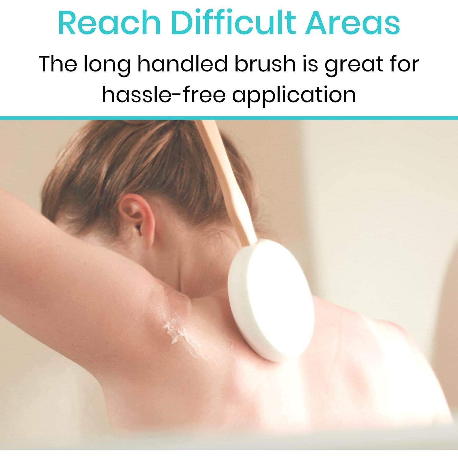 Aplicador de Loción Vive para Espalda y Pies 44.5 cm - Mango Largo Antideslizante