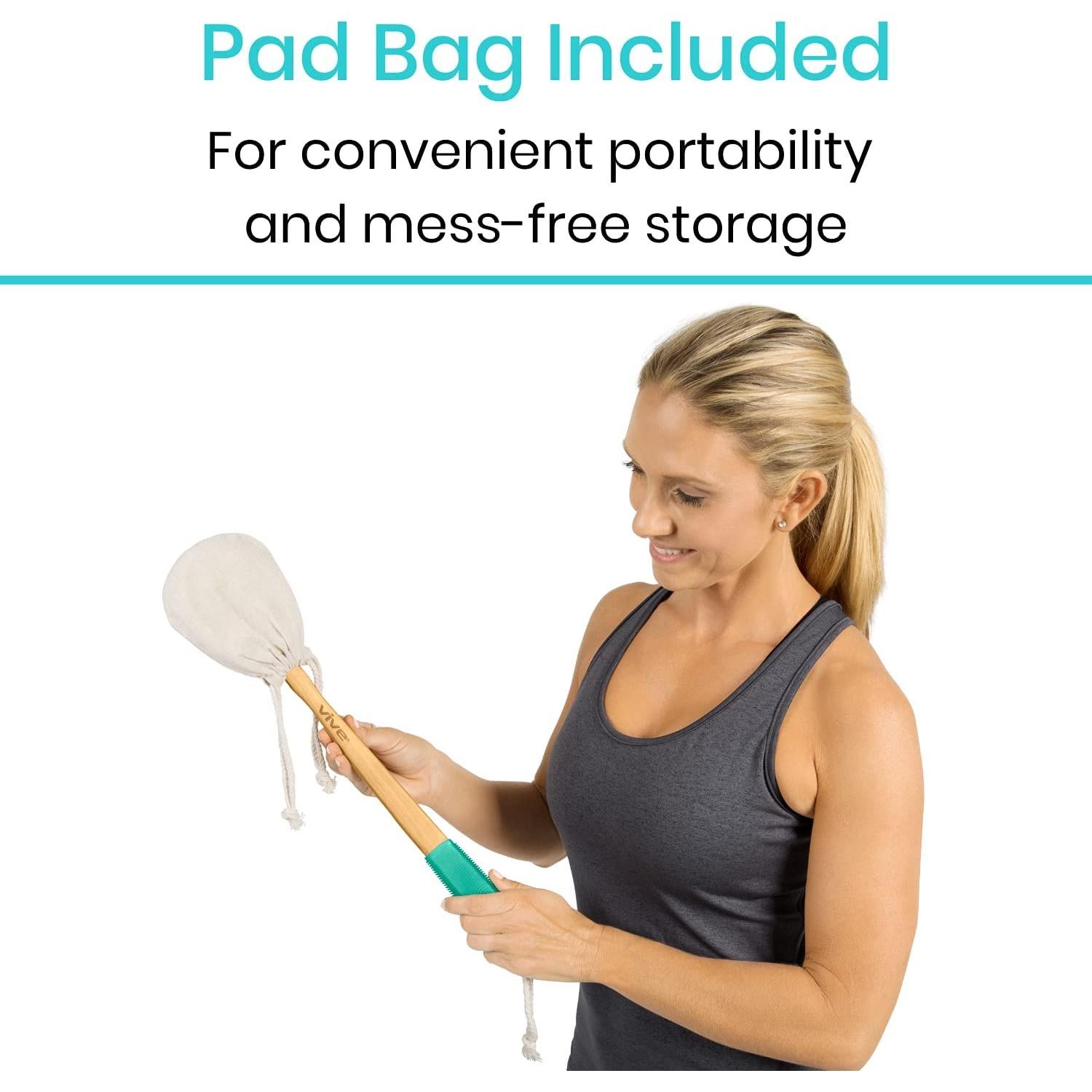 Aplicador de Loción Vive para Espalda y Pies 44.5 cm - Mango Largo Antideslizante