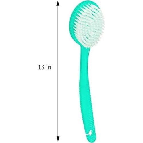 Cepillo de Baño DecorRack Verde con Mango Largo 25.4 cm