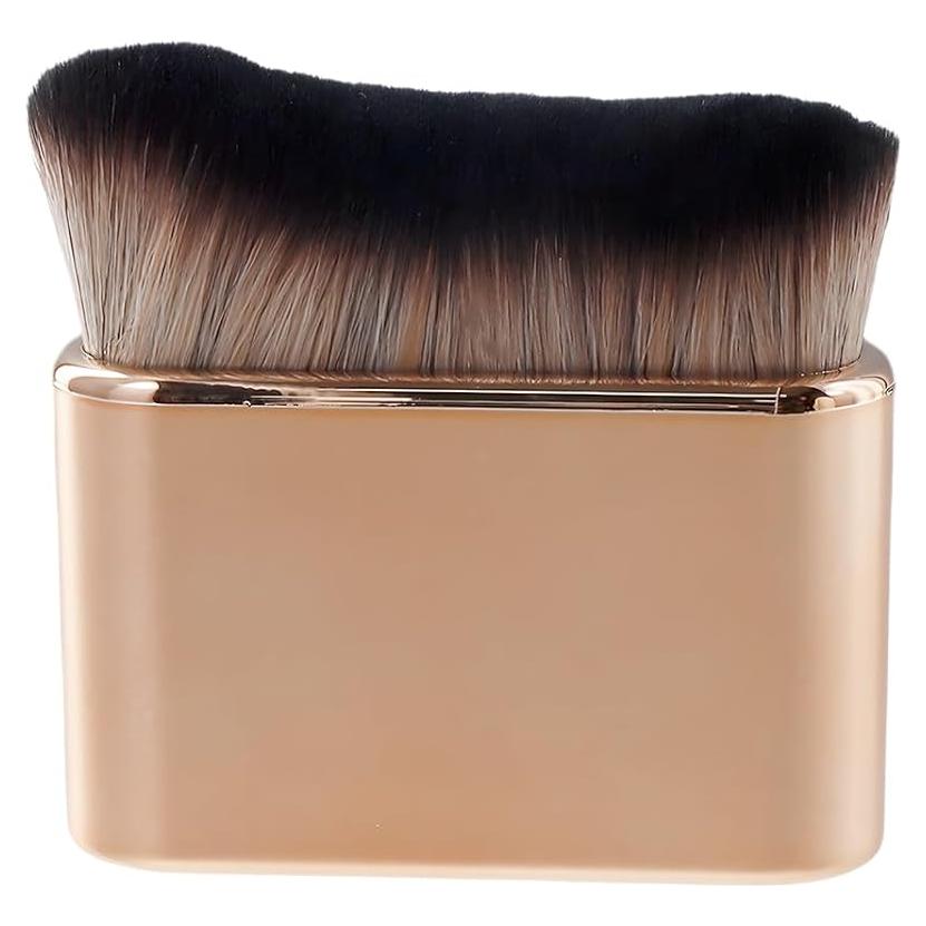 Brocha Kabuki de Aplicación de Bronceado Corporal Oro Rosa