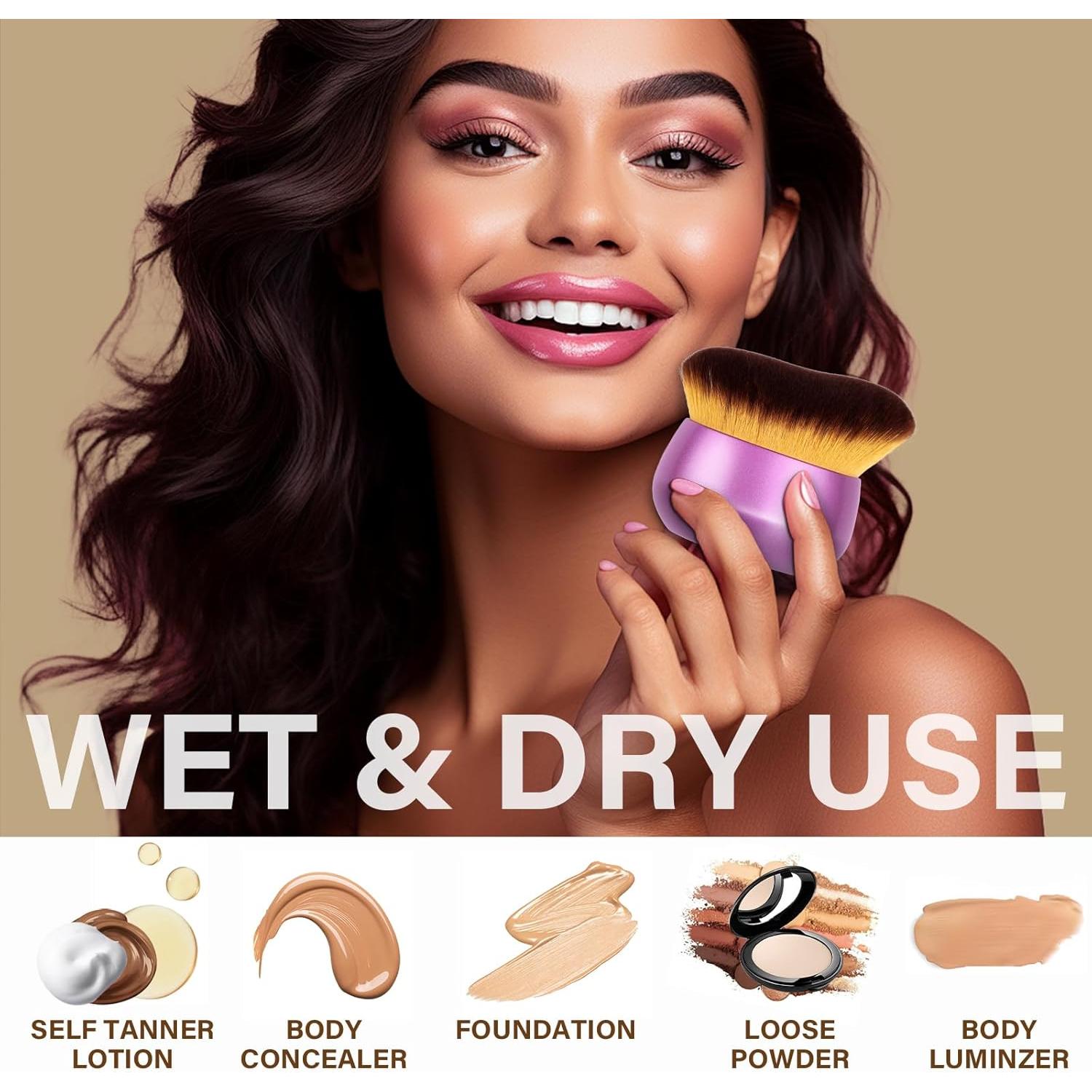 Brocha Kabuki para Bronceado Corporal EOICCEOH - 56.7 g