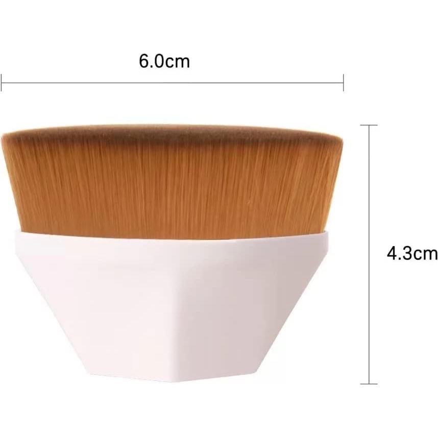 Brocha de Maquillaje Profesional Kabuki BSJ ASNI Rosa 2PCS