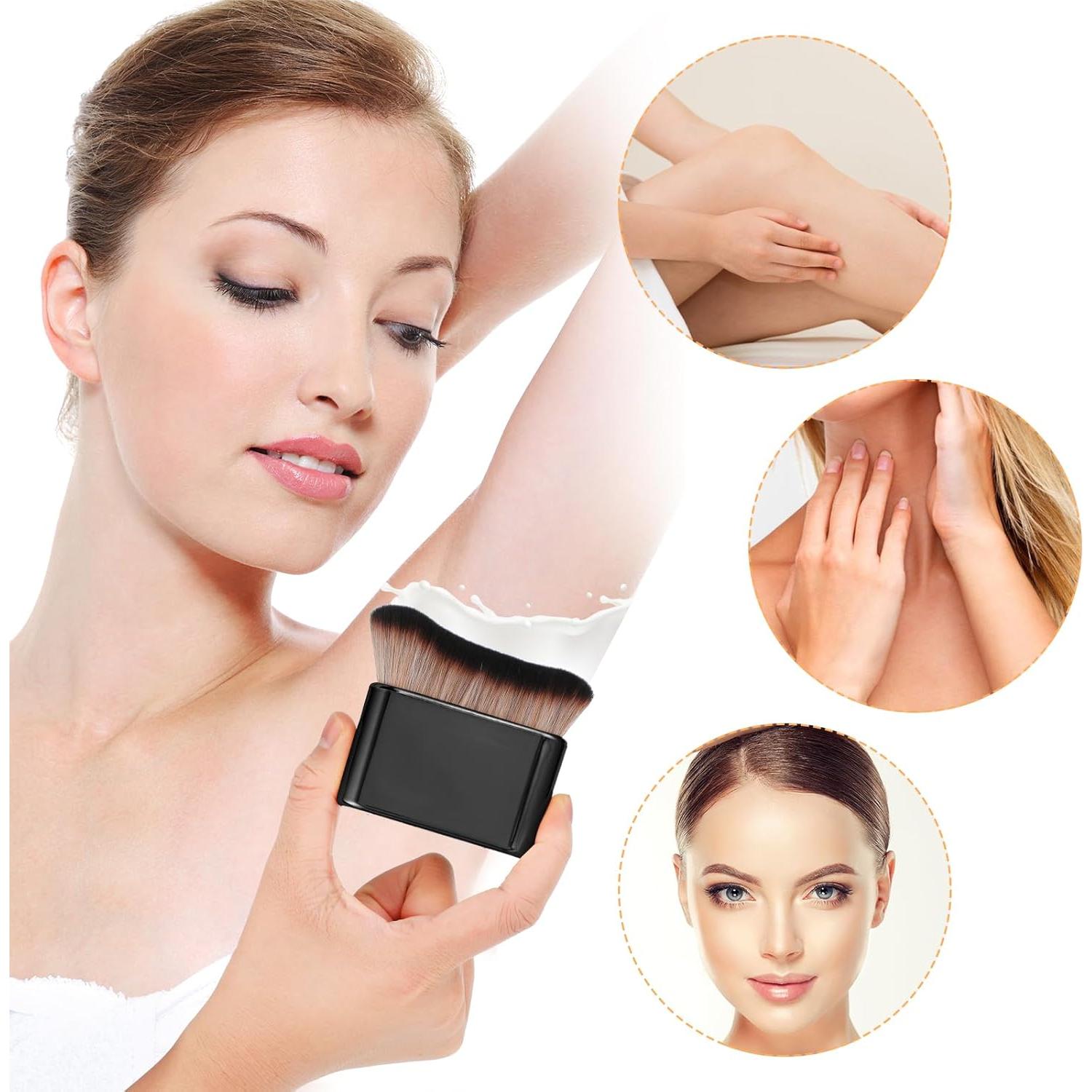 Brocha de Autotono Suave Divina Vitae para Maquillaje Corporal