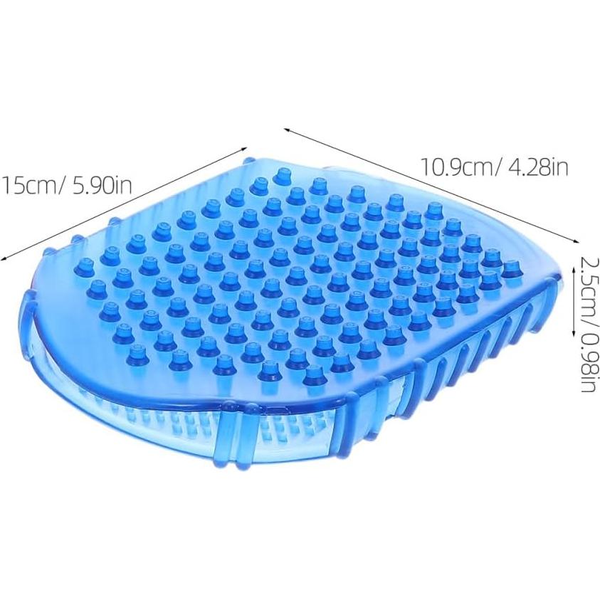 Guantes de Masaje de Silicona Healifty 2 Pcs Exfoliantes PVC