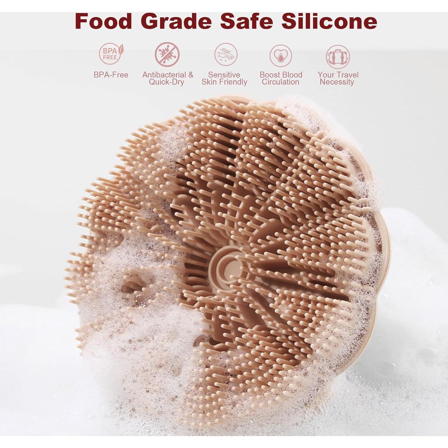 Esponja de Cuerpo de Silicona OsiKin con Mango Antideslizante