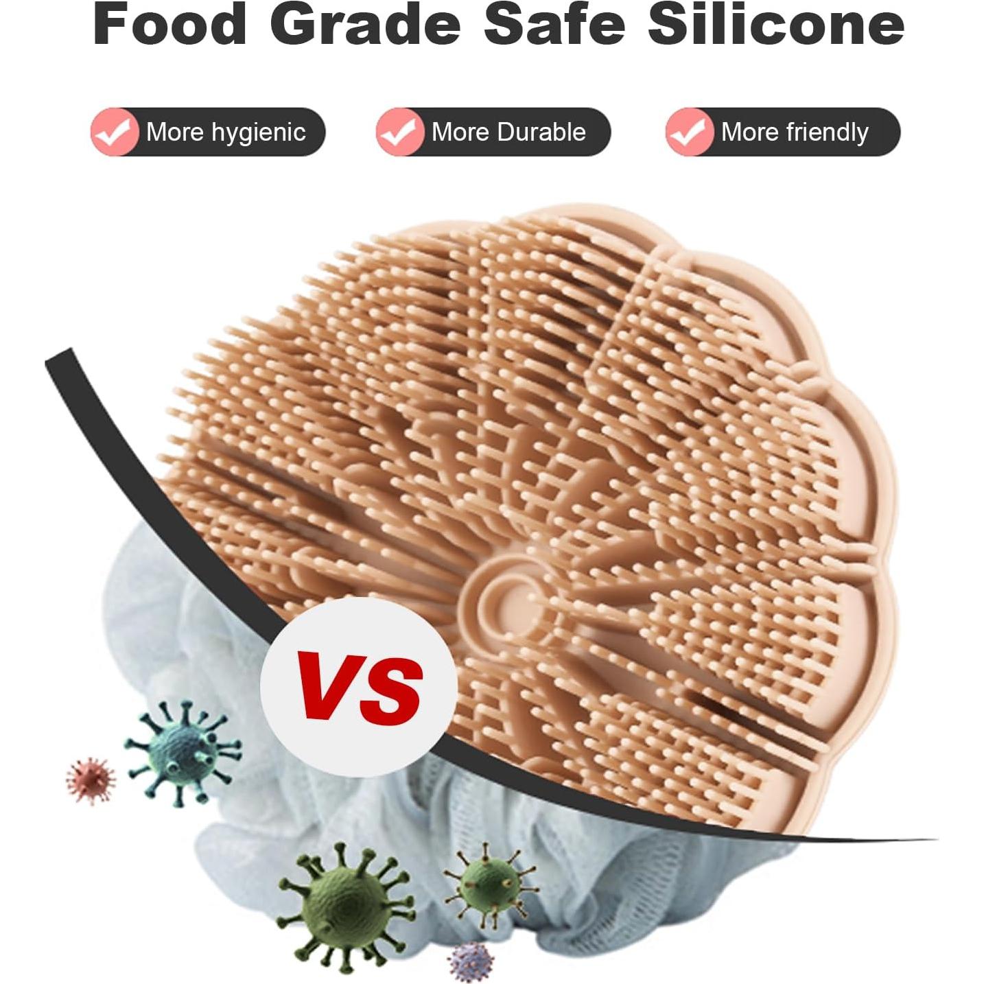 Esponja de Cuerpo de Silicona OsiKin con Mango Antideslizante