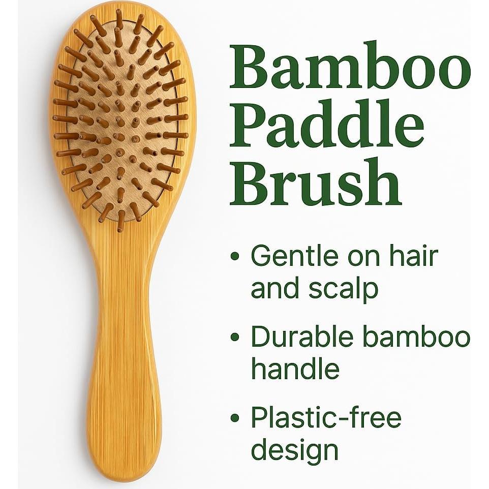 Set de Cuidado Personal Ecológico MarNature - 7 Piezas de Bambú