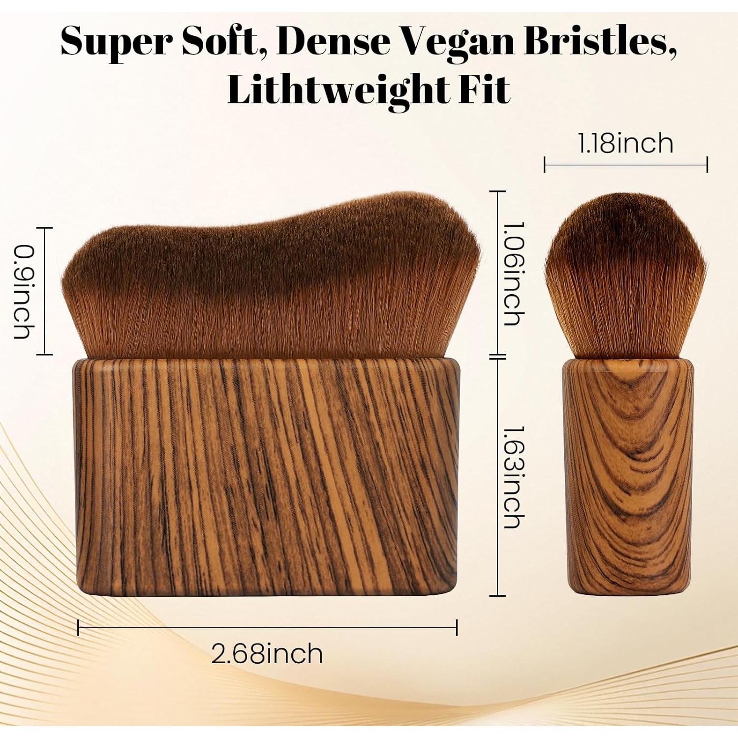 Brocha Autobronceadora Kabuki QJKLWV - Cuerpo y Maquillaje