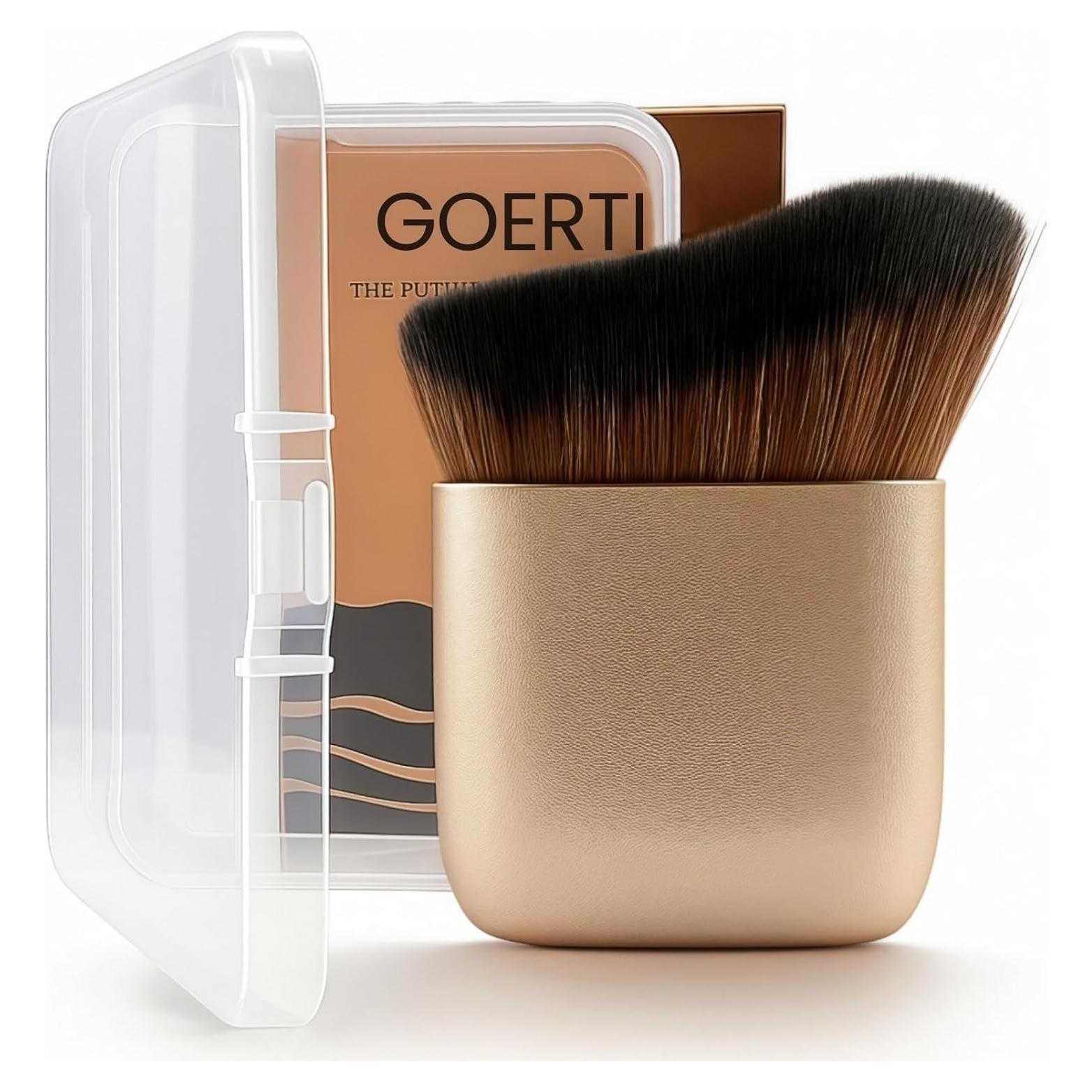 Brocha Kabuki GOERTI para Bronceado Autonómico - Estuche Viaje