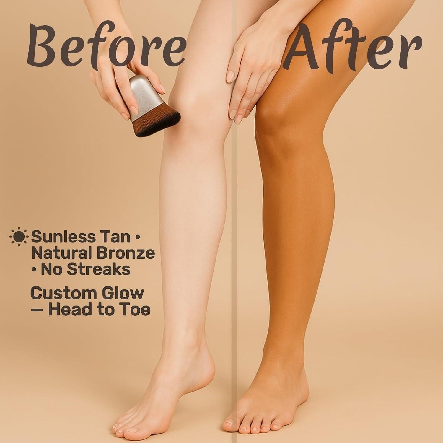 Brocha Kabuki GOERTI para Bronceado Autonómico - Estuche Viaje