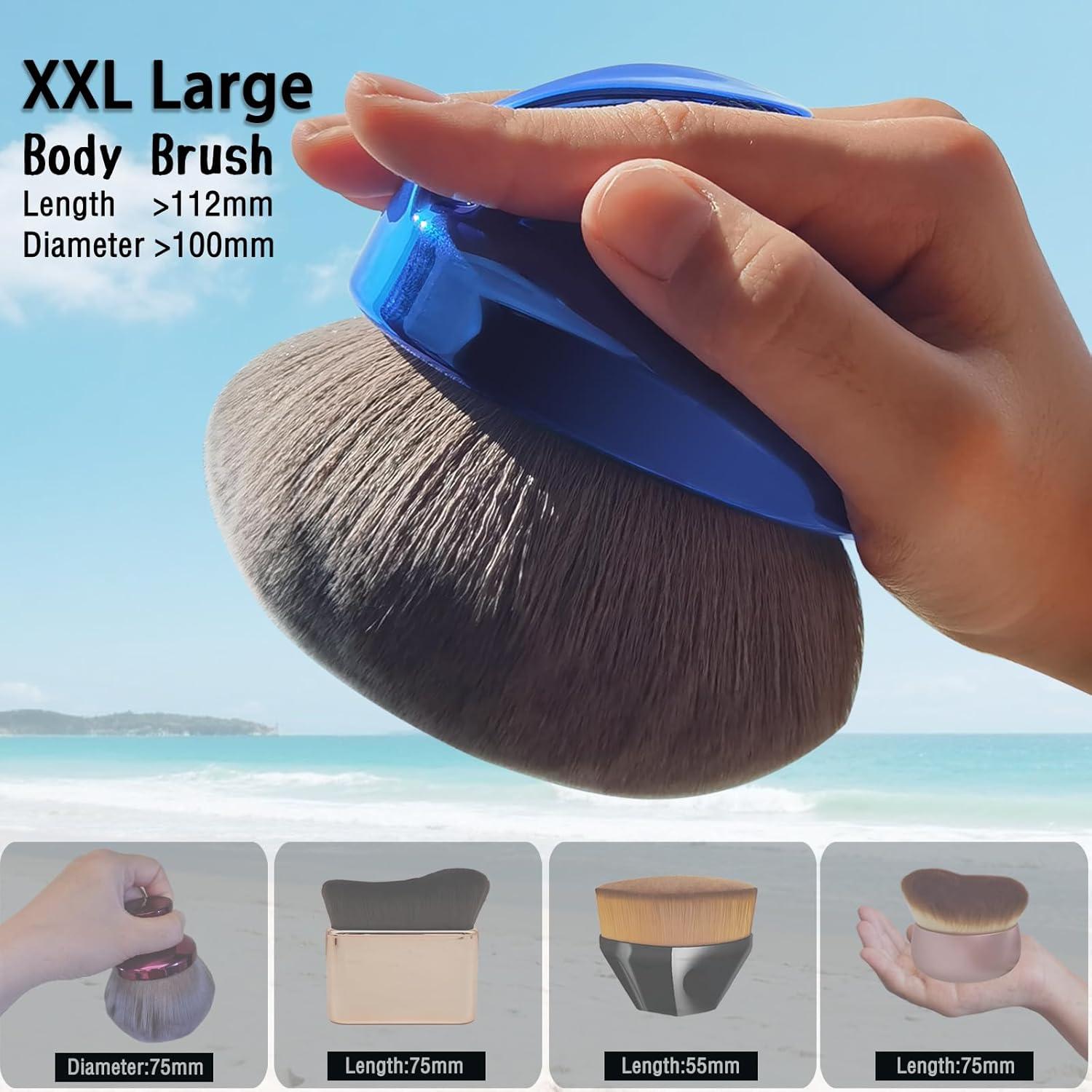 Brocha de Maquillaje Corporal Yoyair 112mm para Autobronceador