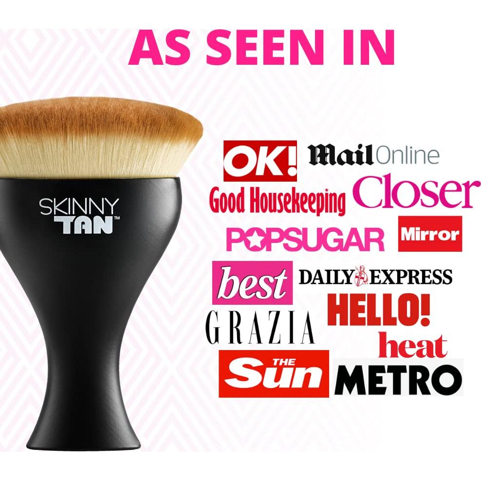 Brocha de Pulido Corporal Skinny Tan - Cerdas Veganas Suaves
