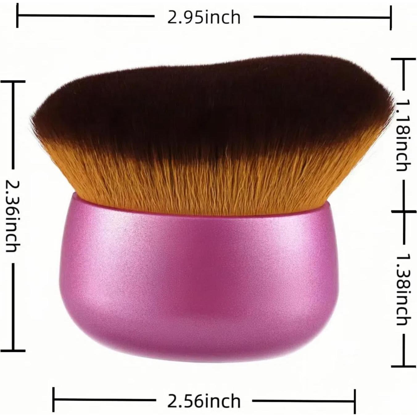 Brocha Kabuki Blend & Blur 75mm Rosa - Maquillaje Corporal y Autobronceador