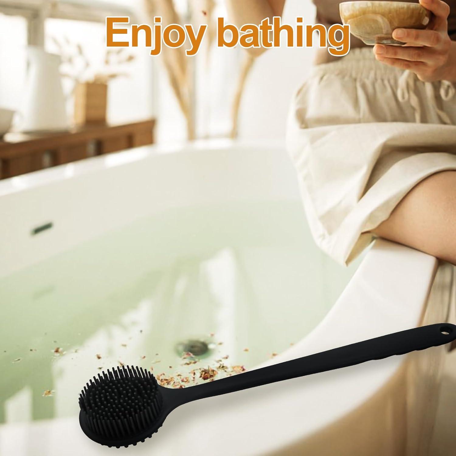 Paquete de 2 cepillos de silicona LIOUCBD para la espalda 38 cm