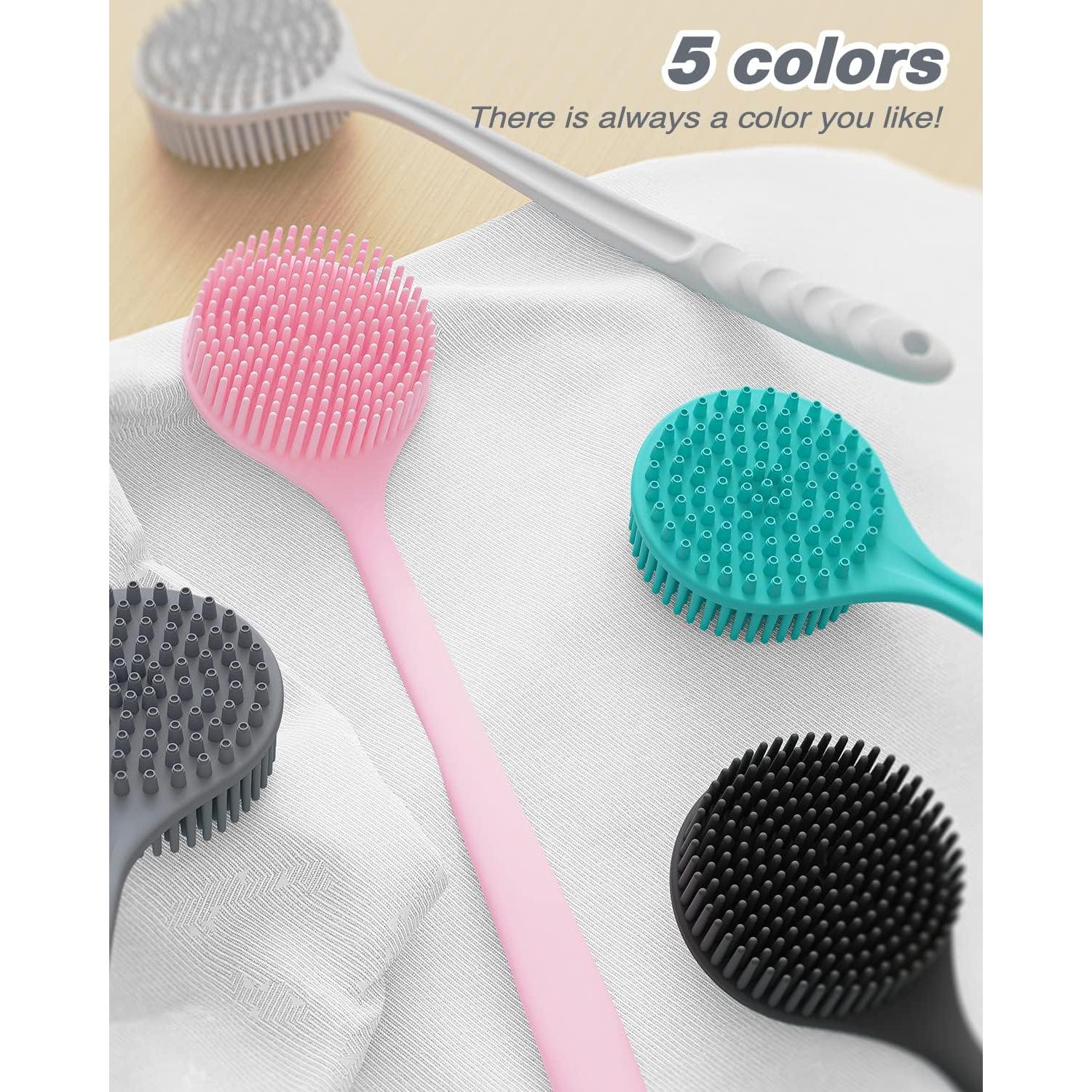 Exfoliador de Espalda Manmihealth Silicona 38 cm Cerdas Gruesas