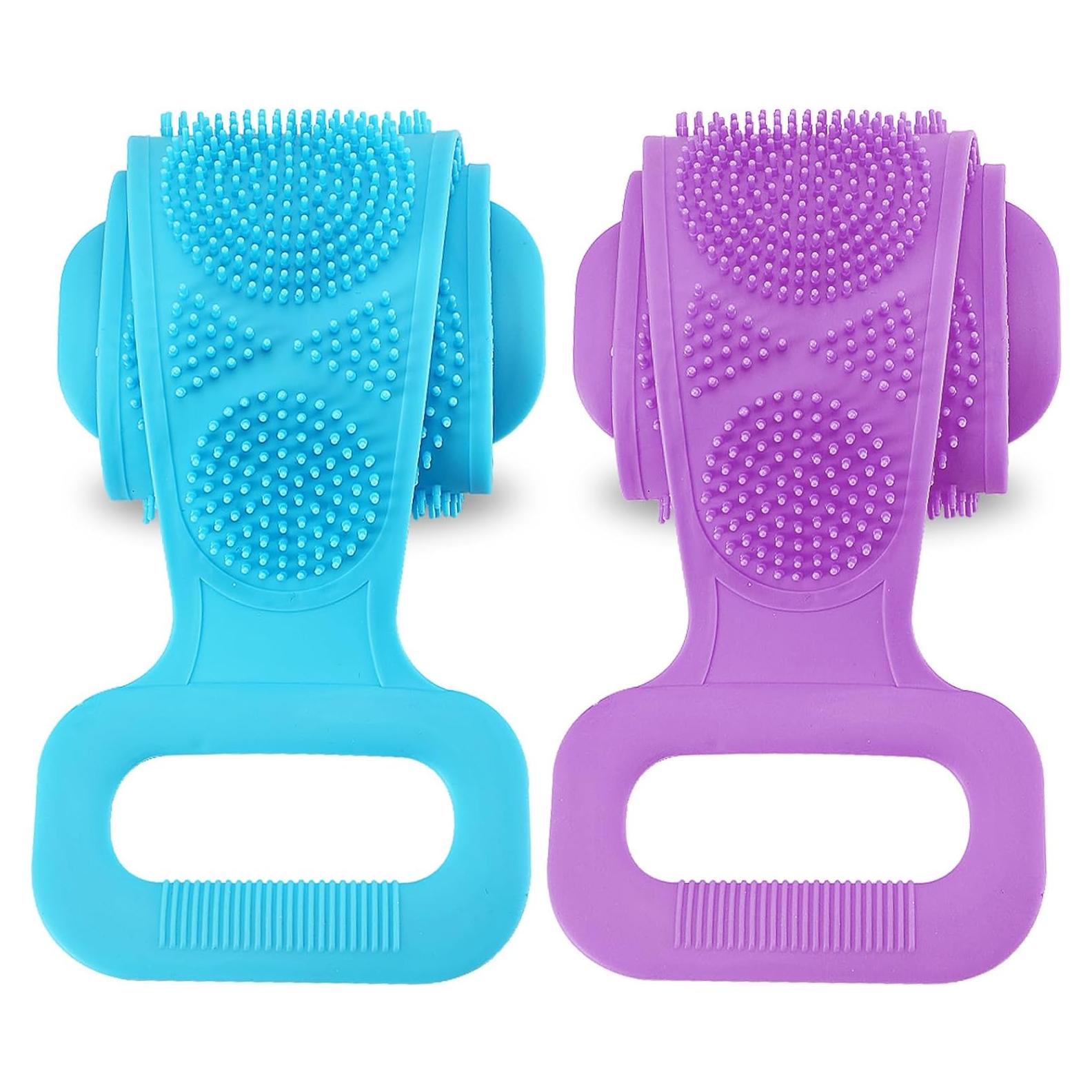 Exfoliador de Espalda de Silicona FEBSNOW 2 Pcs 70 cm