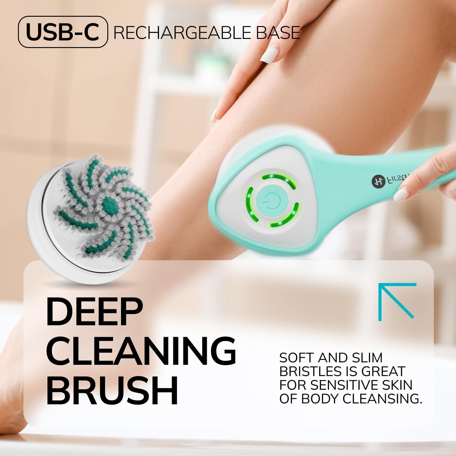 Exfoliador Corporal Eléctrico First Health FH3501 IPX7 USB-C