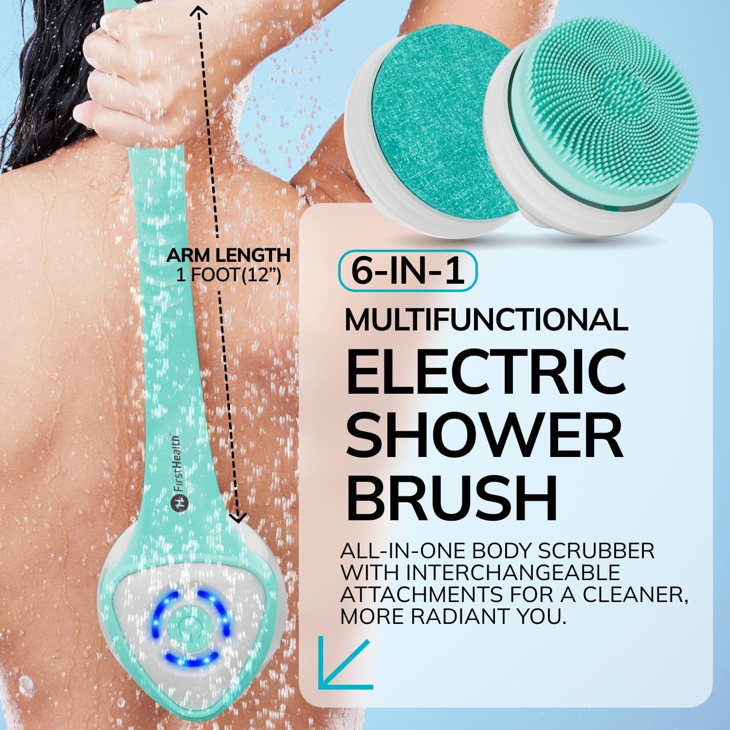 Exfoliador Corporal Eléctrico First Health FH3501 IPX7 USB-C