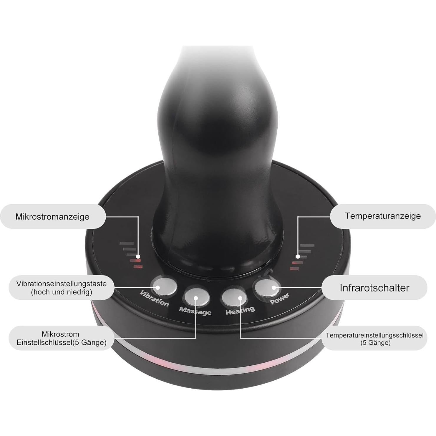 Cepillo Meridian Eléctrico de Masaje y Calor WAONIQ AB-S15