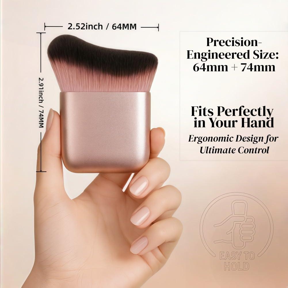 Brocha Kabuki Profesional para Autobronceador Shiichen 7cm